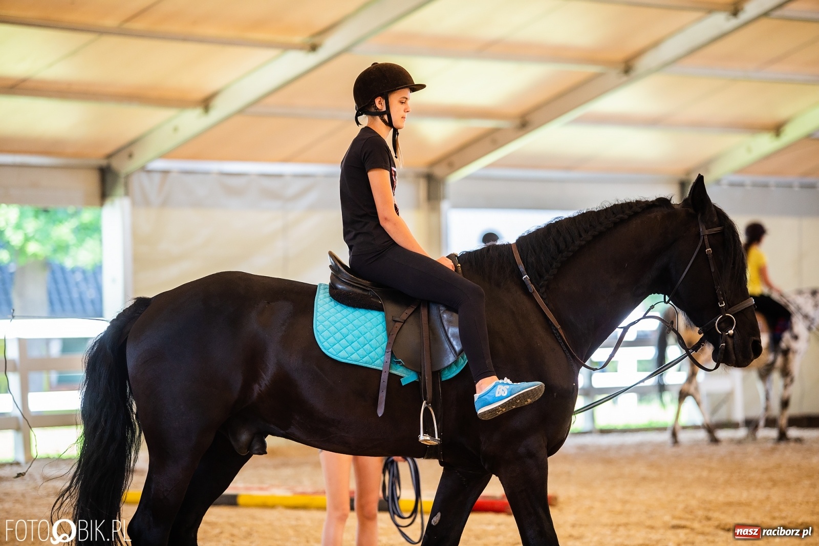 Zdjęcie w galerii na portalu naszraciborz.pl: Aquabrax. Półkolonie z końmi na półmetku [FOTO] wiadomości z regionu
