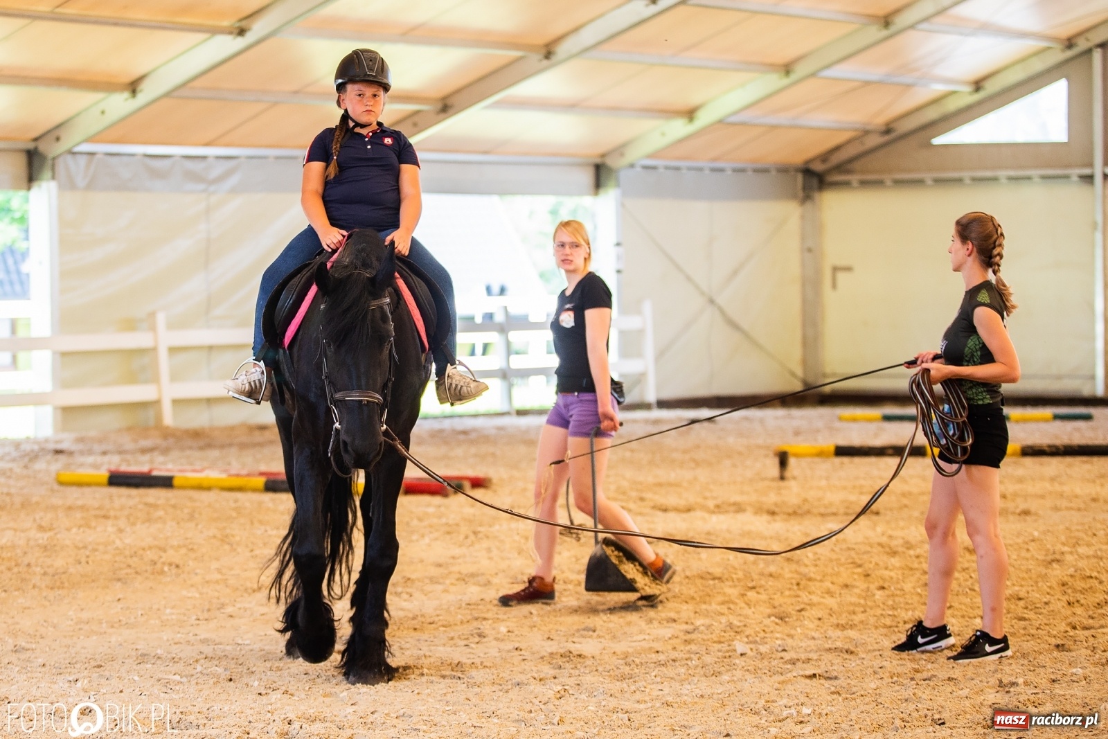 Zdjęcie w galerii na portalu naszraciborz.pl: Aquabrax. Półkolonie z końmi na półmetku [FOTO] wiadomości z regionu