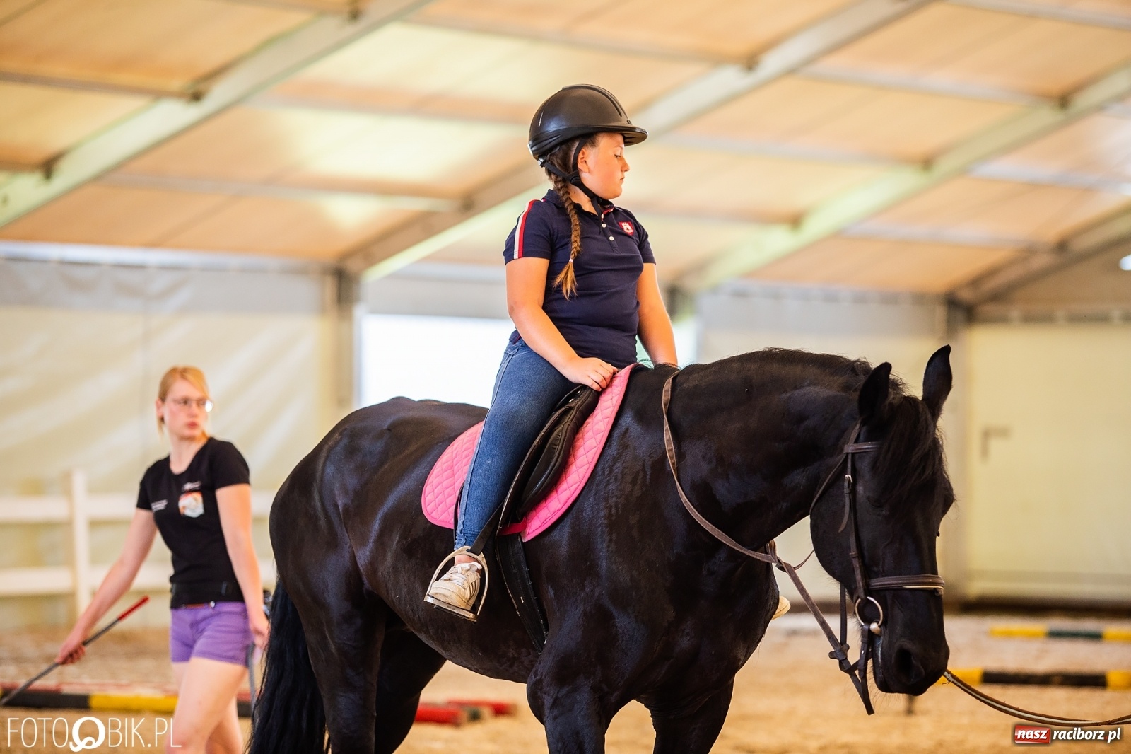 Zdjęcie w galerii na portalu naszraciborz.pl: Aquabrax. Półkolonie z końmi na półmetku [FOTO] wiadomości z regionu