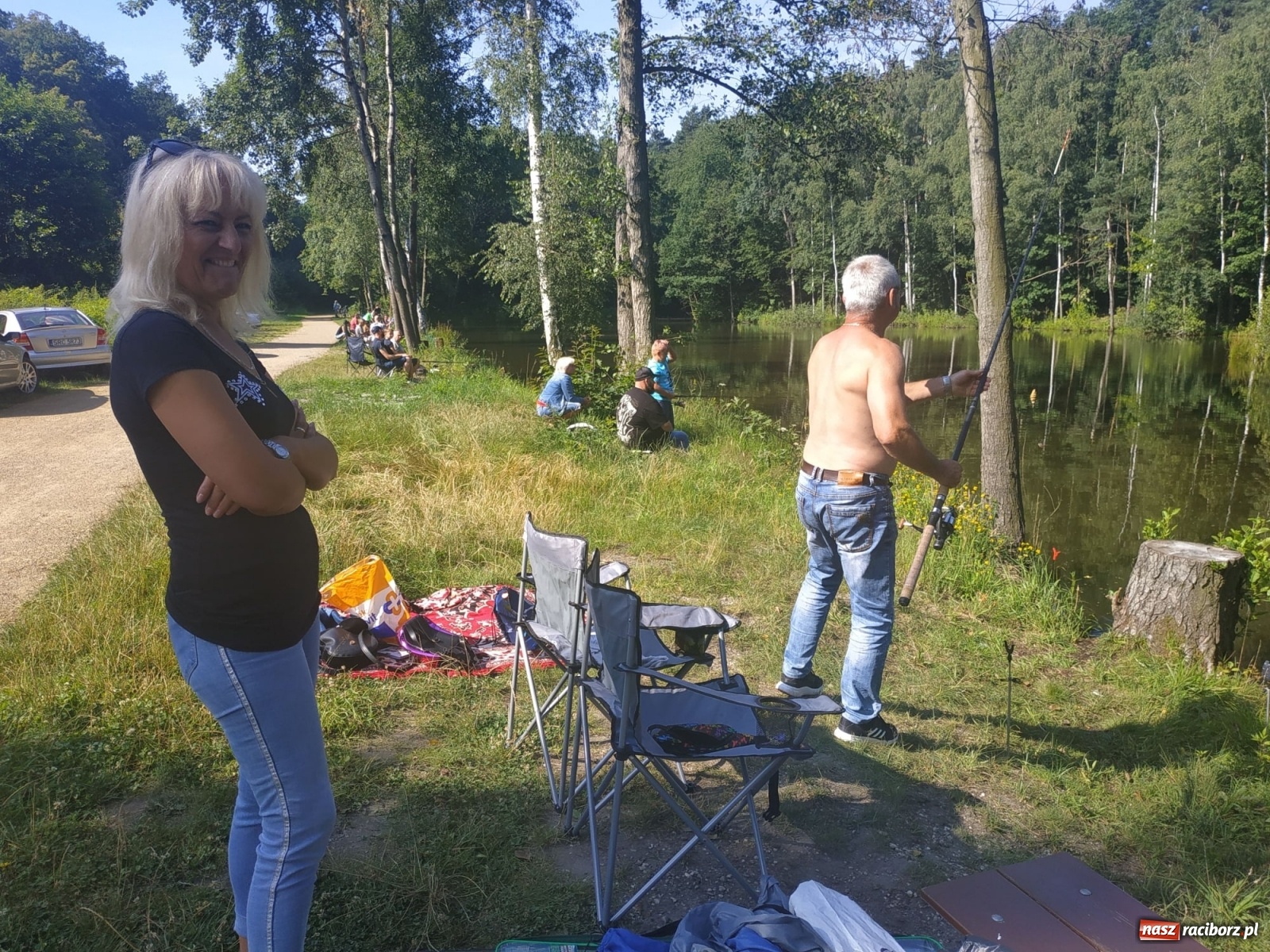 Zdjęcie w galerii na portalu naszraciborz.pl: Młodzi adepci wędkarstwa szukali złotej rybki w Oborze [FOTO] wiadomości z regionu