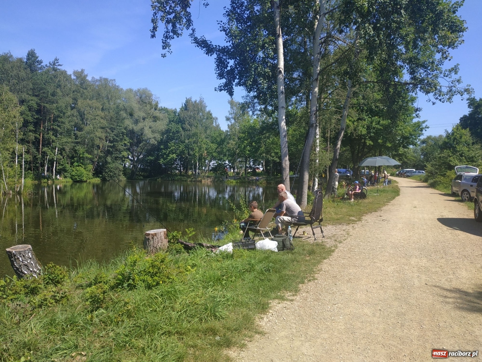 Zdjęcie w galerii na portalu naszraciborz.pl: Młodzi adepci wędkarstwa szukali złotej rybki w Oborze [FOTO] wiadomości z regionu