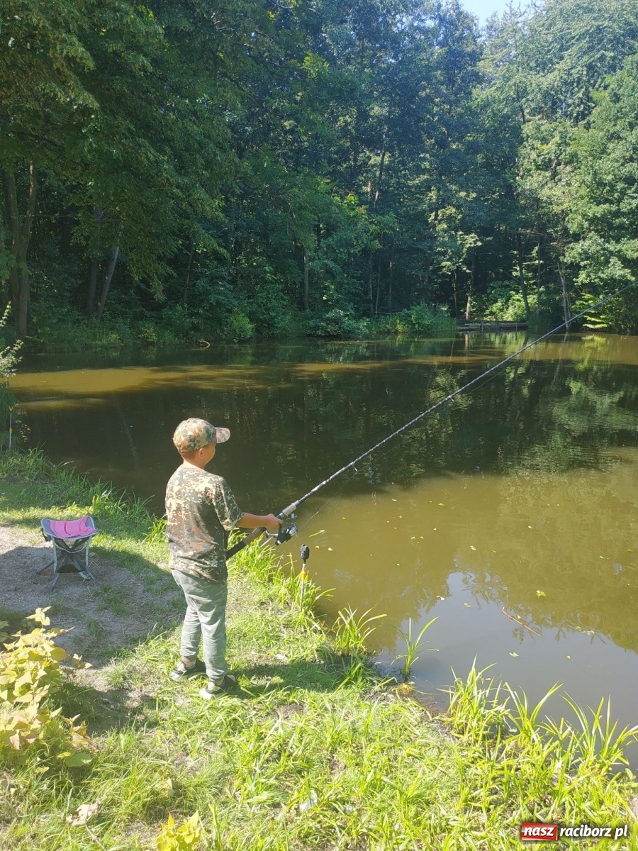 Zdjęcie w galerii na portalu naszraciborz.pl: Młodzi adepci wędkarstwa szukali złotej rybki w Oborze [FOTO] wiadomości z regionu