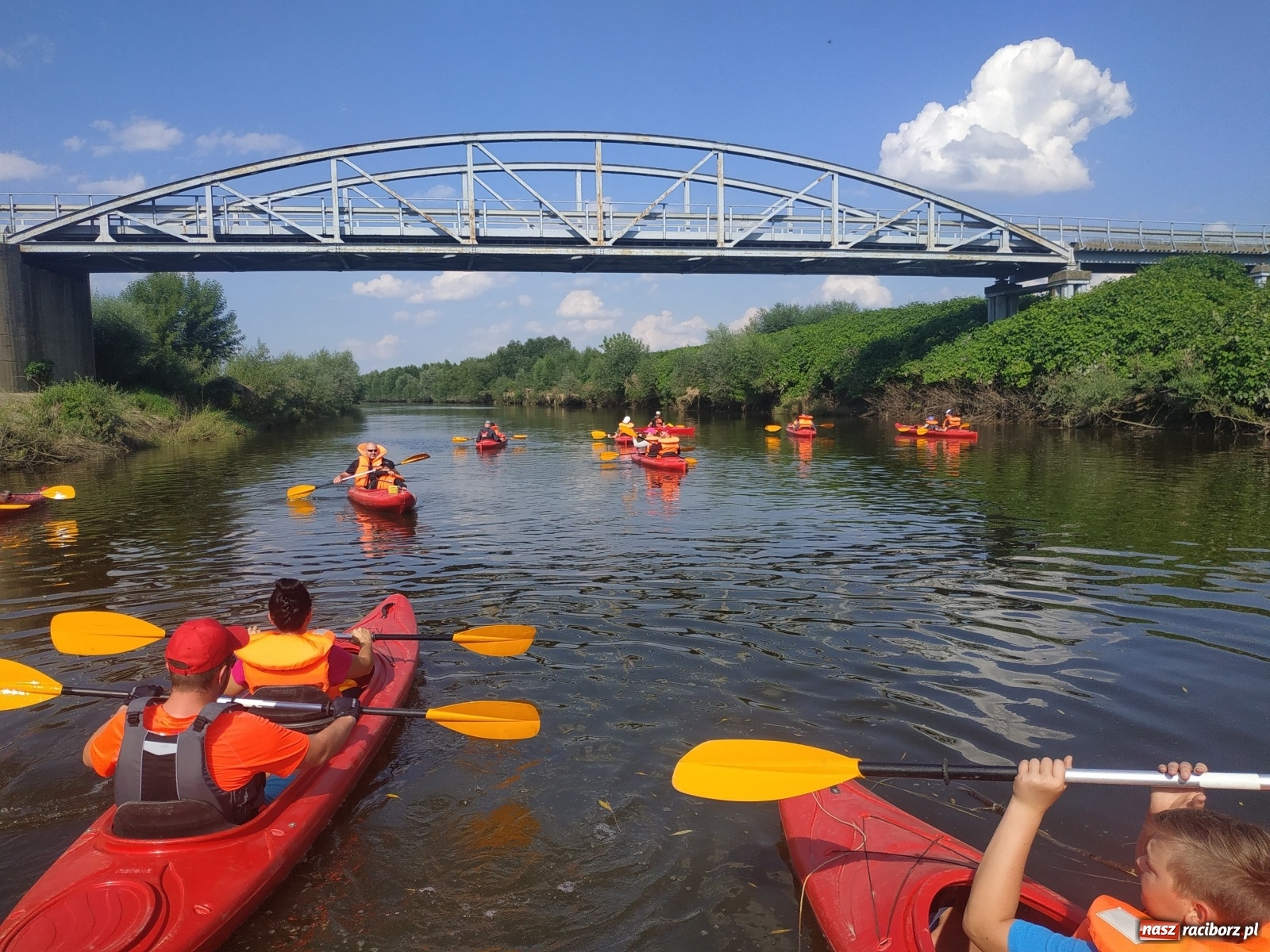 Zdjęcie w galerii na portalu naszraciborz.pl: Raciborski OSiR zorganizował spływ kajakowy wiadomości z regionu