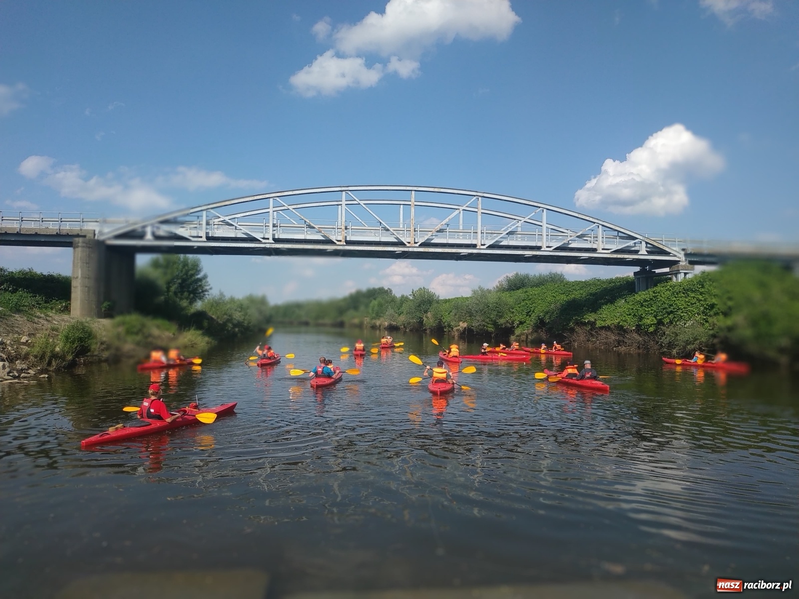 Zdjęcie w galerii na portalu naszraciborz.pl: Raciborski OSiR zorganizował spływ kajakowy wiadomości z regionu