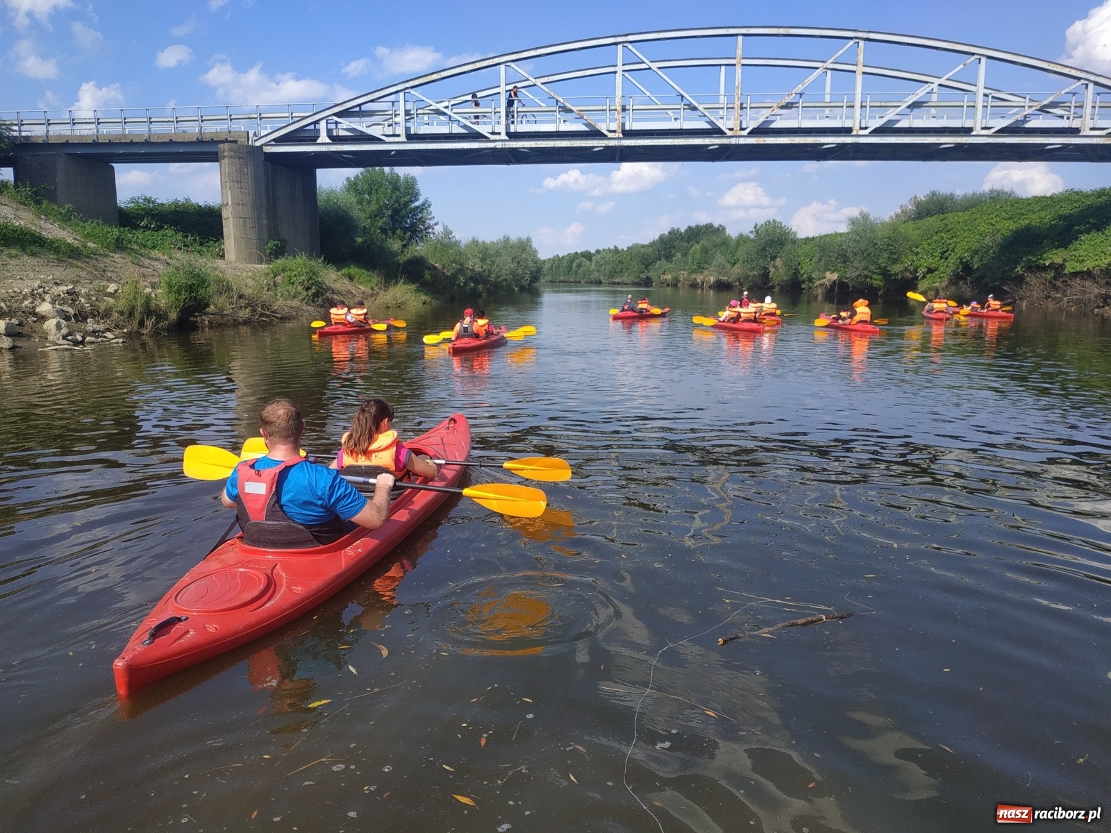 Zdjęcie w galerii na portalu naszraciborz.pl: Raciborski OSiR zorganizował spływ kajakowy wiadomości z regionu