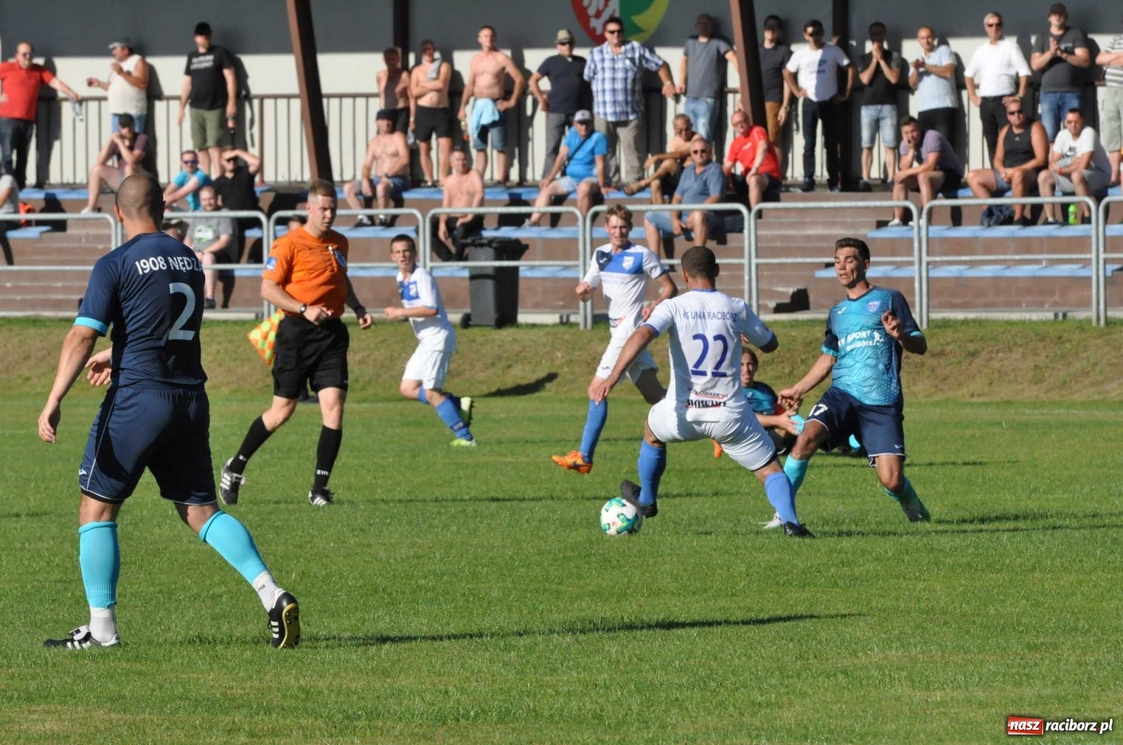 Zdjęcie w galerii na portalu naszraciborz.pl: Derby powiatu. Unia Racibórz poległa w Nędzy [FOTO] wiadomości z regionu