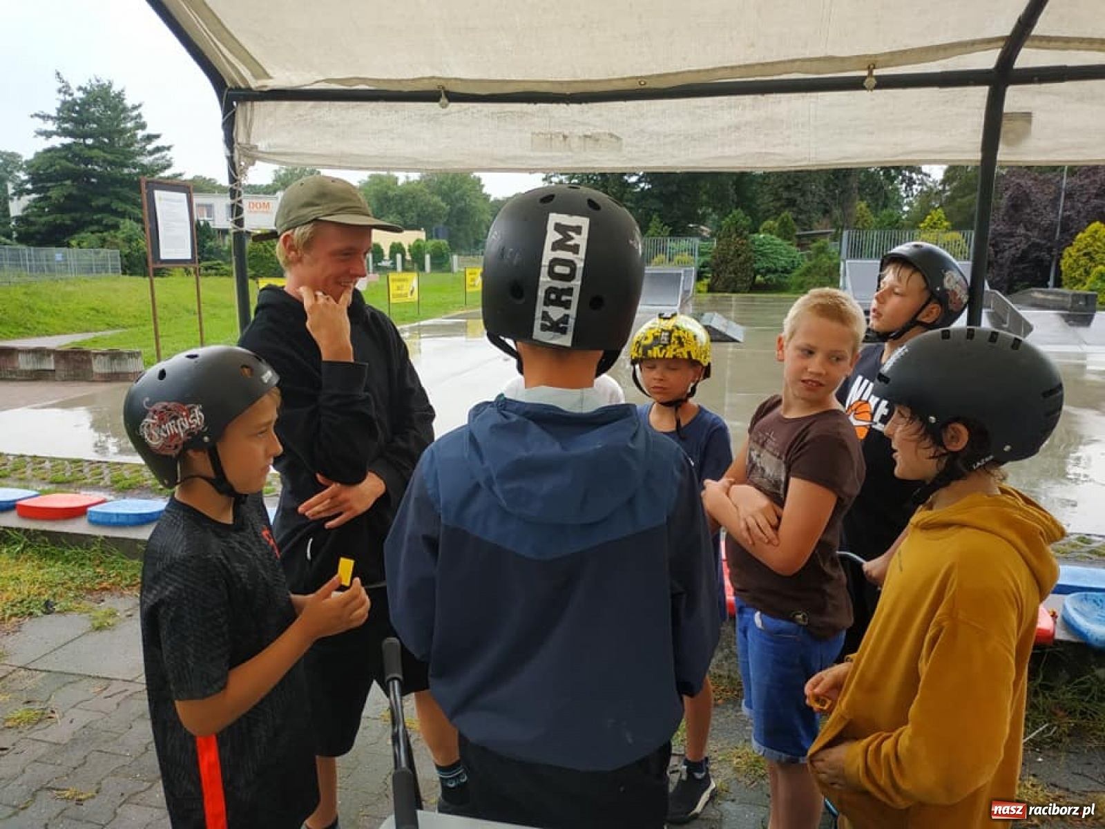 Zdjęcie w galerii na portalu naszraciborz.pl: Racibórz w akcji Bezpieczny sk8park & pumptrack  wiadomości z regionu