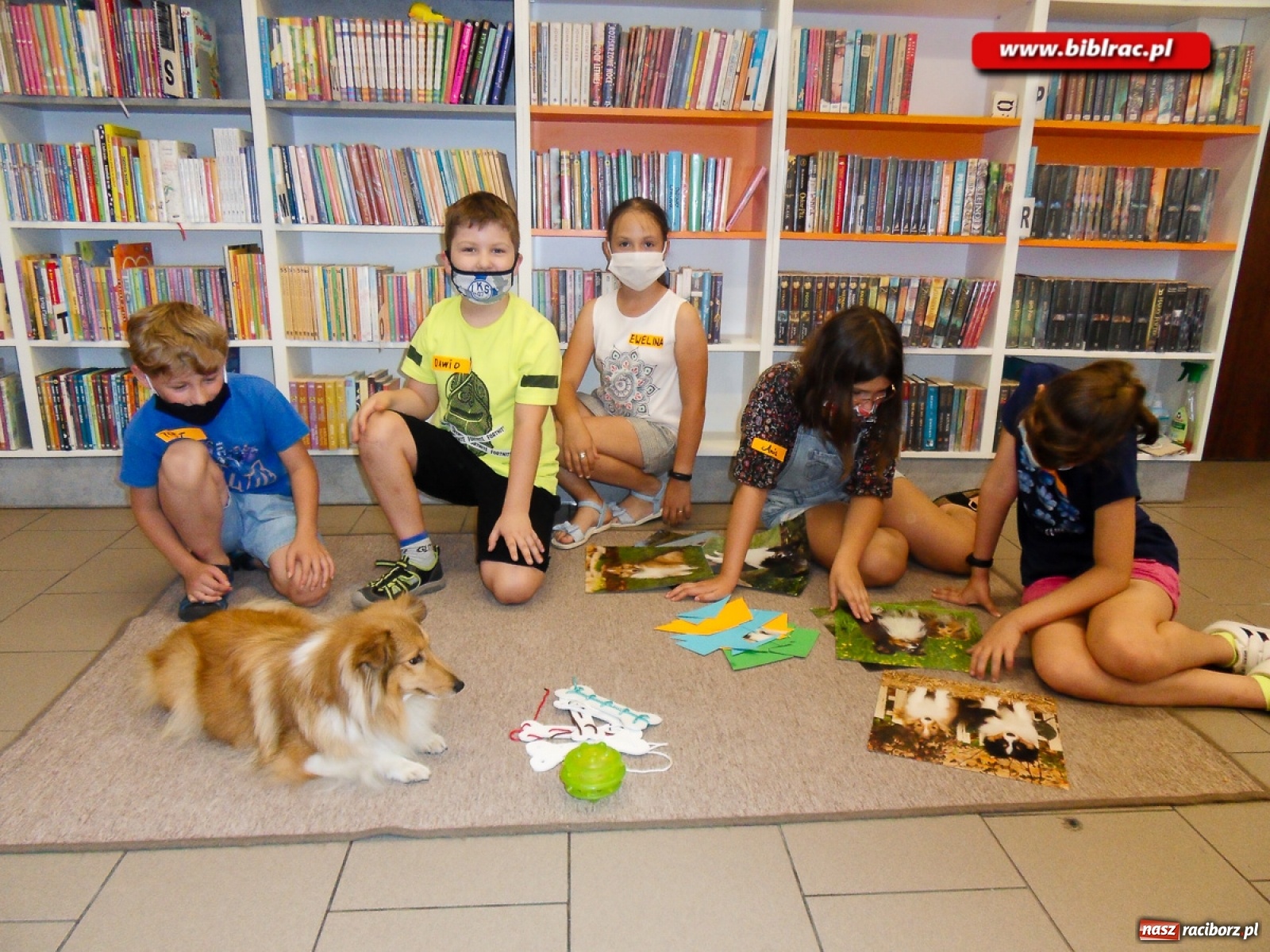 Zdjęcie w galerii na portalu naszraciborz.pl: Dogoterapia i afrykańska przygoda, czyli lato z biblioteką w Markowicach  wiadomości z regionu