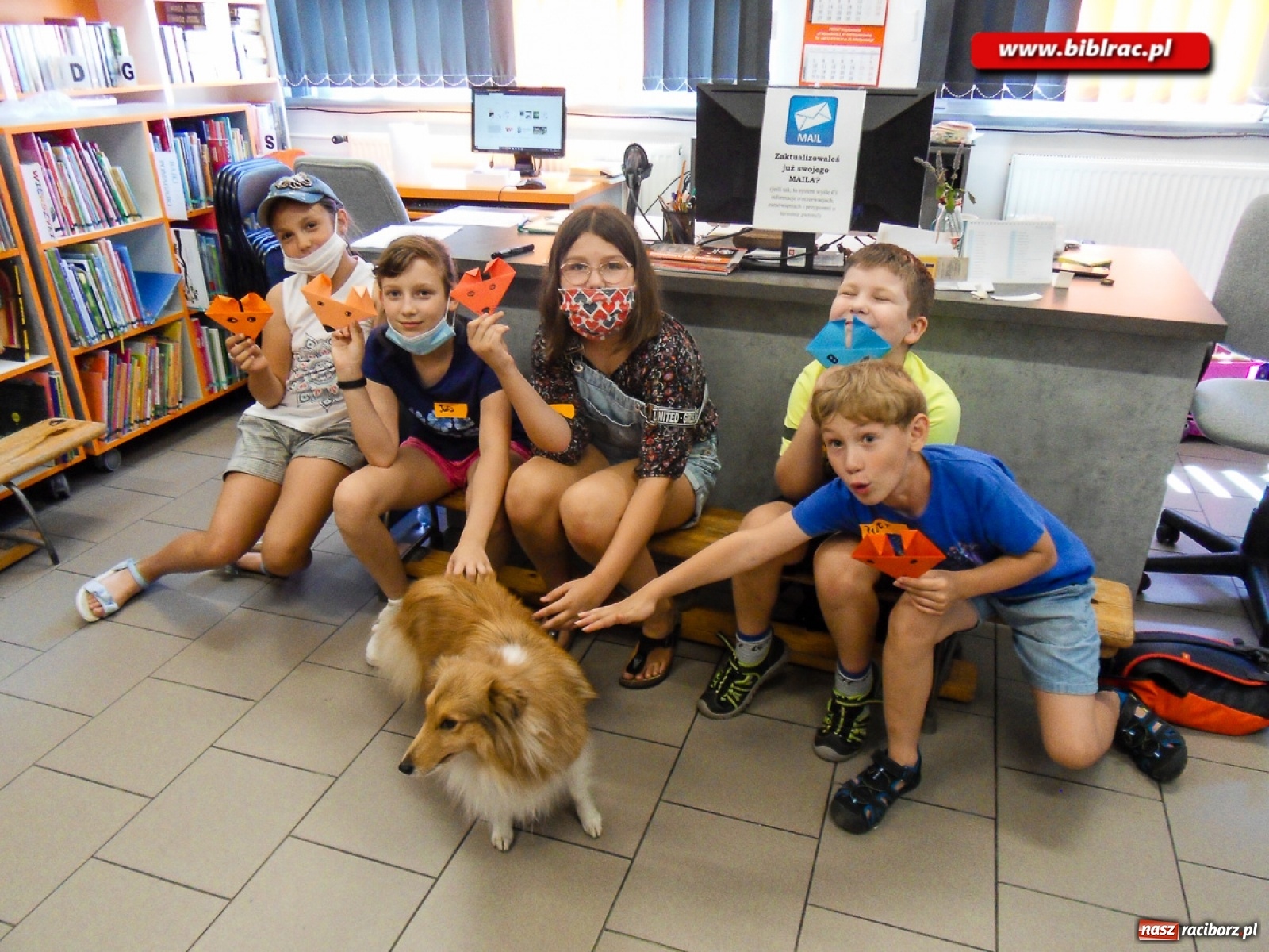 Zdjęcie w galerii na portalu naszraciborz.pl: Dogoterapia i afrykańska przygoda, czyli lato z biblioteką w Markowicach  wiadomości z regionu