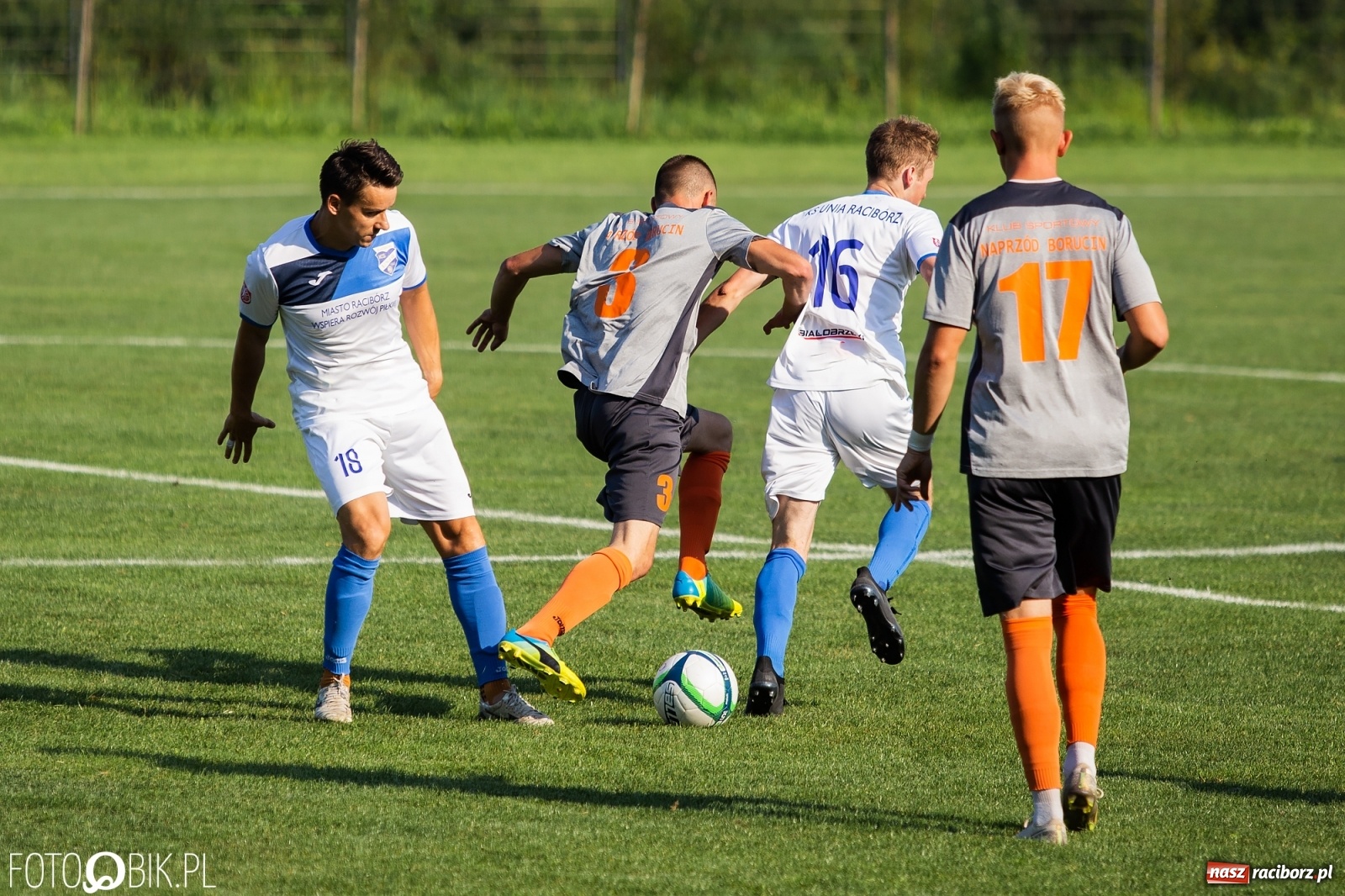 Zdjęcie w galerii na portalu naszraciborz.pl: Derby powiatu. Unia Racibórz rozbiła Naprzód Borucin [FOTO]  wiadomości z regionu