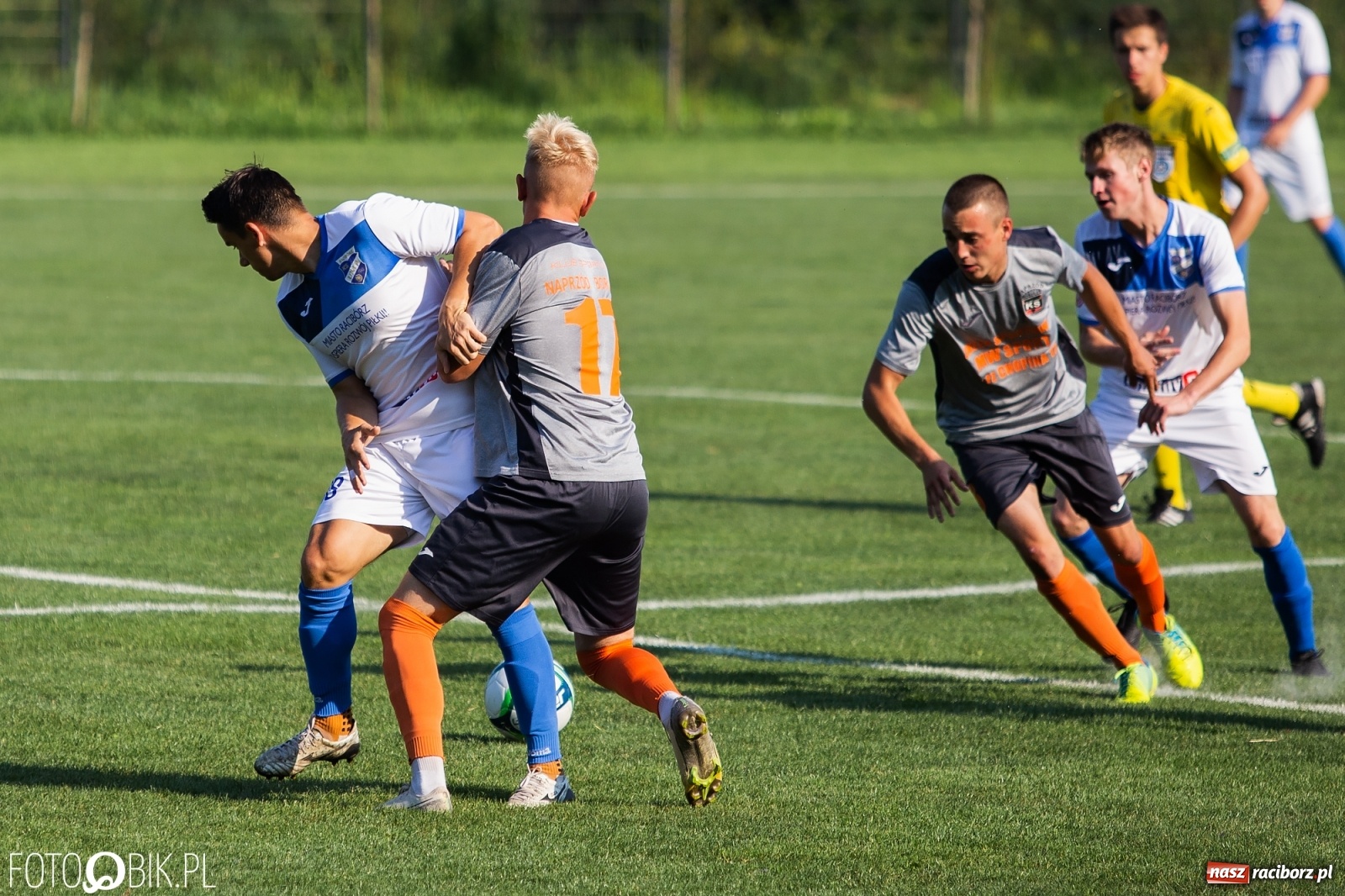 Zdjęcie w galerii na portalu naszraciborz.pl: Derby powiatu. Unia Racibórz rozbiła Naprzód Borucin [FOTO]  wiadomości z regionu