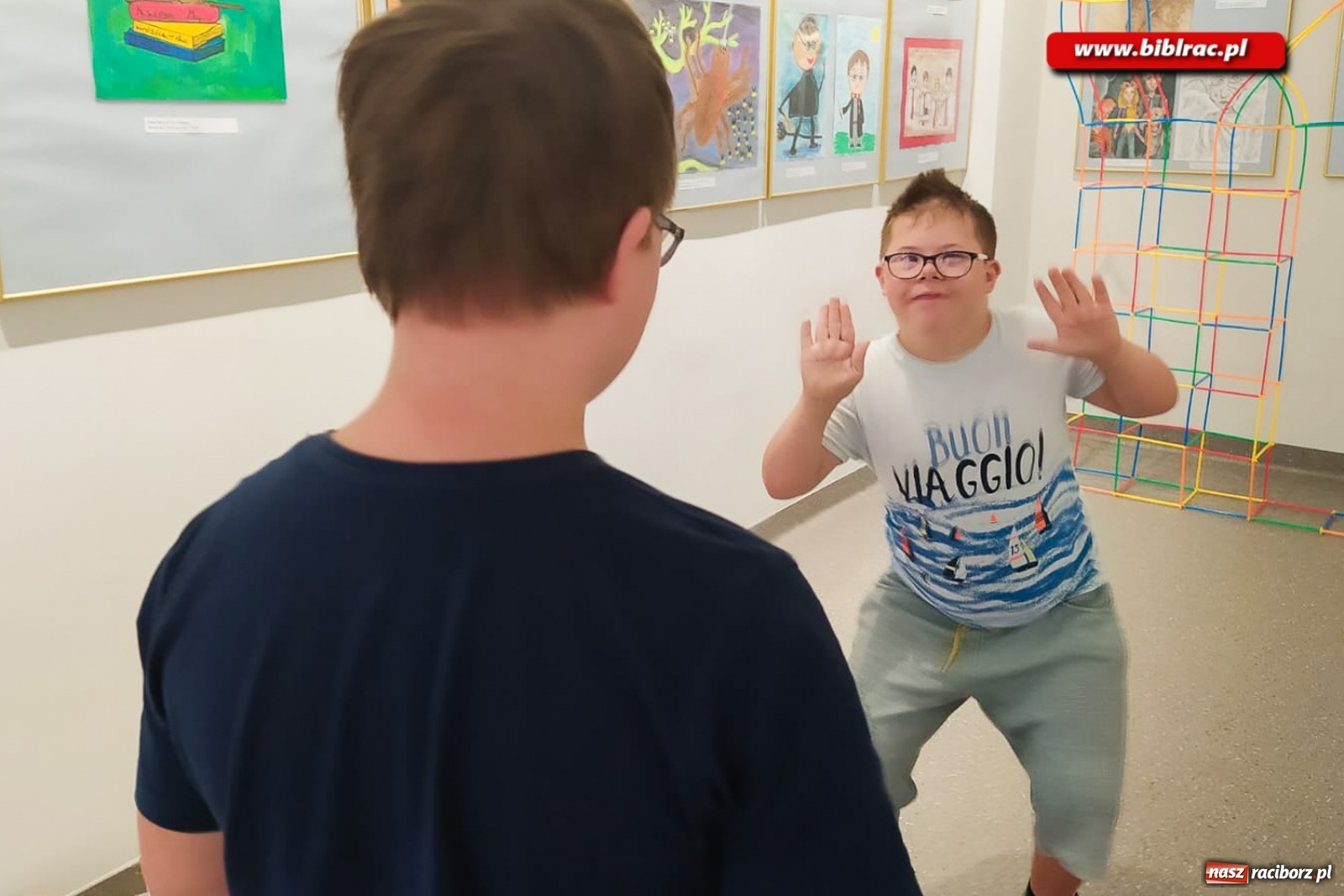 Zdjęcie w galerii na portalu naszraciborz.pl: Finał Lata dla niepełnosprawnych w bibliotece  wiadomości z regionu