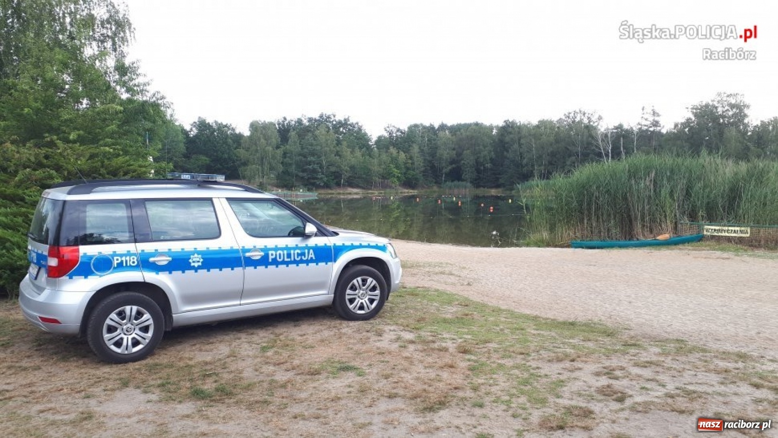 Zdjęcie w galerii na portalu naszraciborz.pl: Kręci mnie bezpieczeństwo nad wodą. Działania na Wodniku  wiadomości z regionu