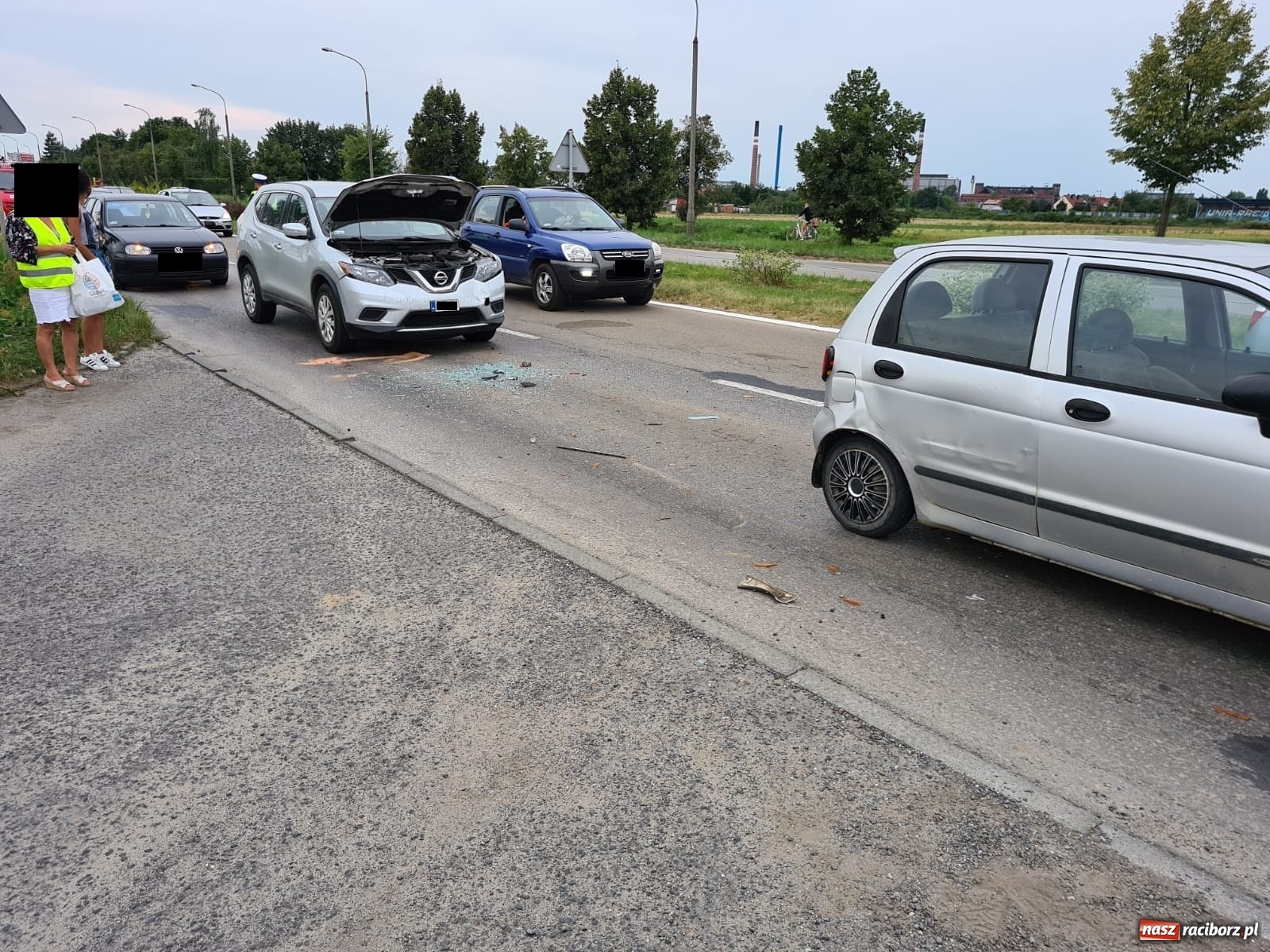 Zdjęcie w galerii na portalu naszraciborz.pl: Dziesięć zdarzeń drogowych w jeden dzień. Trzy poważne  wiadomości z regionu