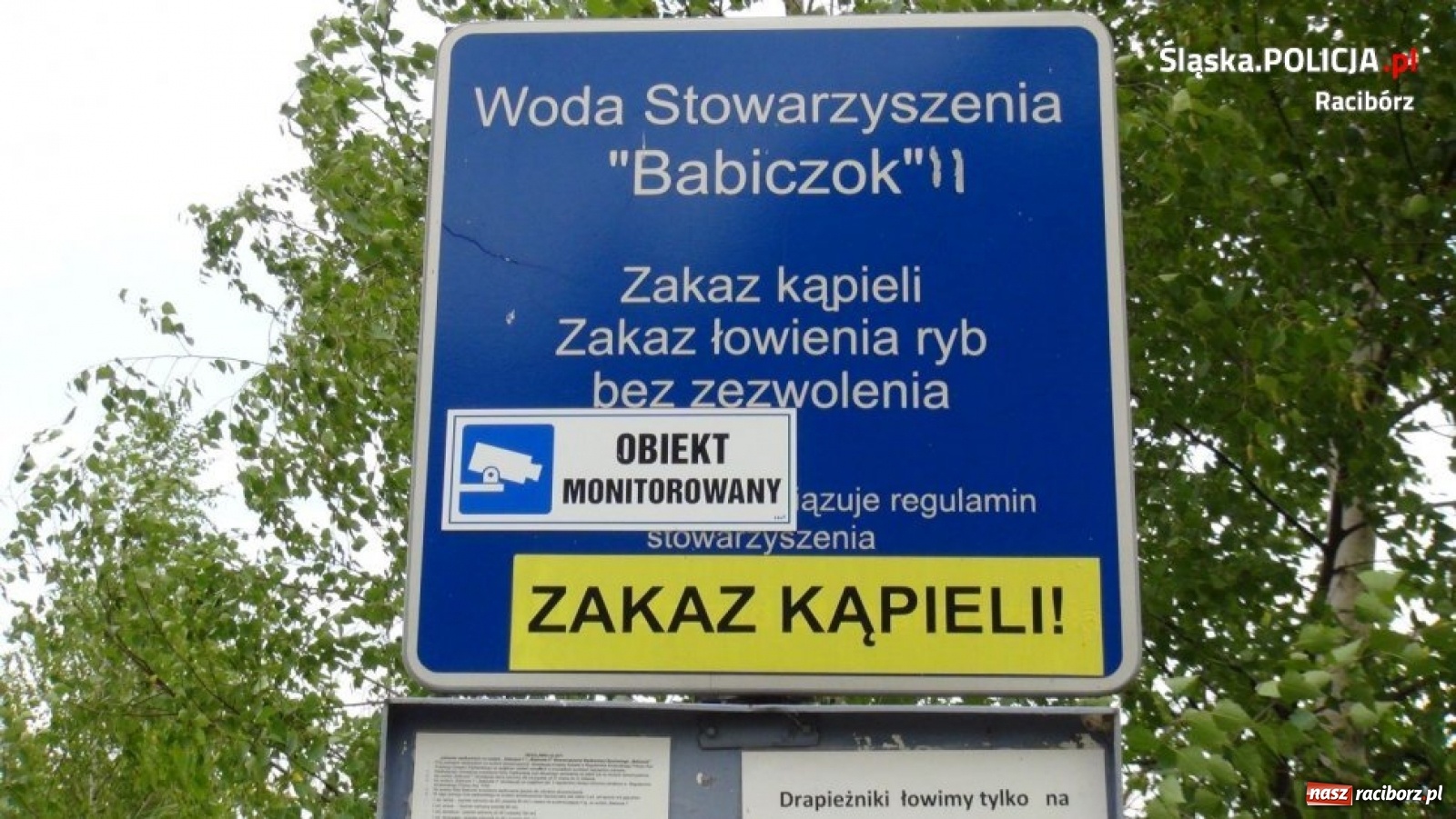 Zdjęcie w galerii na portalu naszraciborz.pl: Dzikie kąpieliska skontrolowane przez policję i WOPR wiadomości z regionu