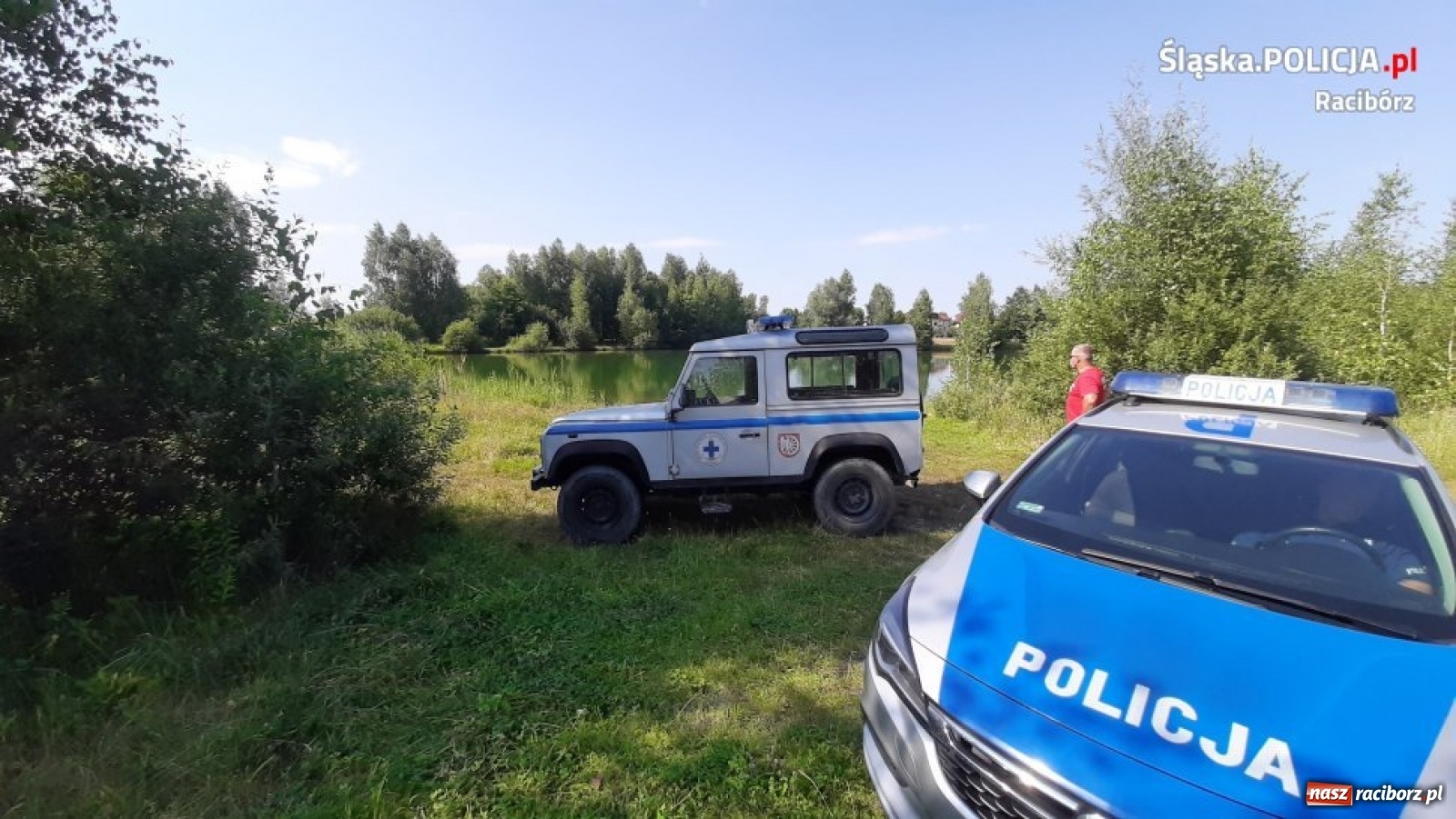 Zdjęcie w galerii na portalu naszraciborz.pl: Dzikie kąpieliska skontrolowane przez policję i WOPR wiadomości z regionu