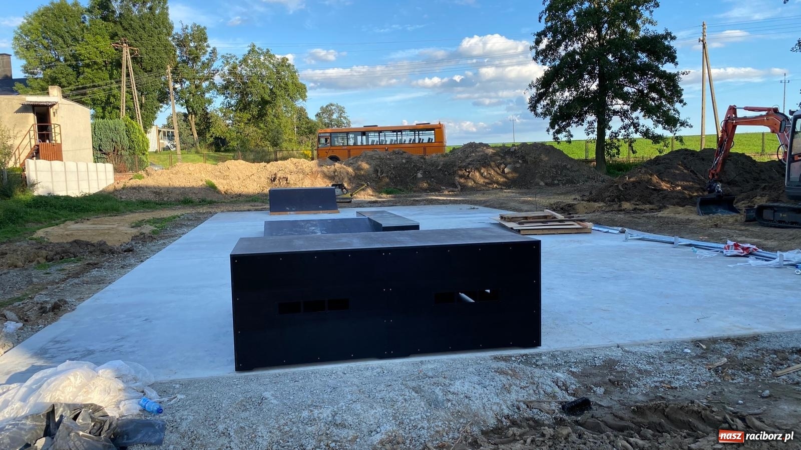 Zdjęcie w galerii na portalu naszraciborz.pl: W Krzanowicach powstaje skatepark i pumptrack [FOTO] wiadomości z regionu