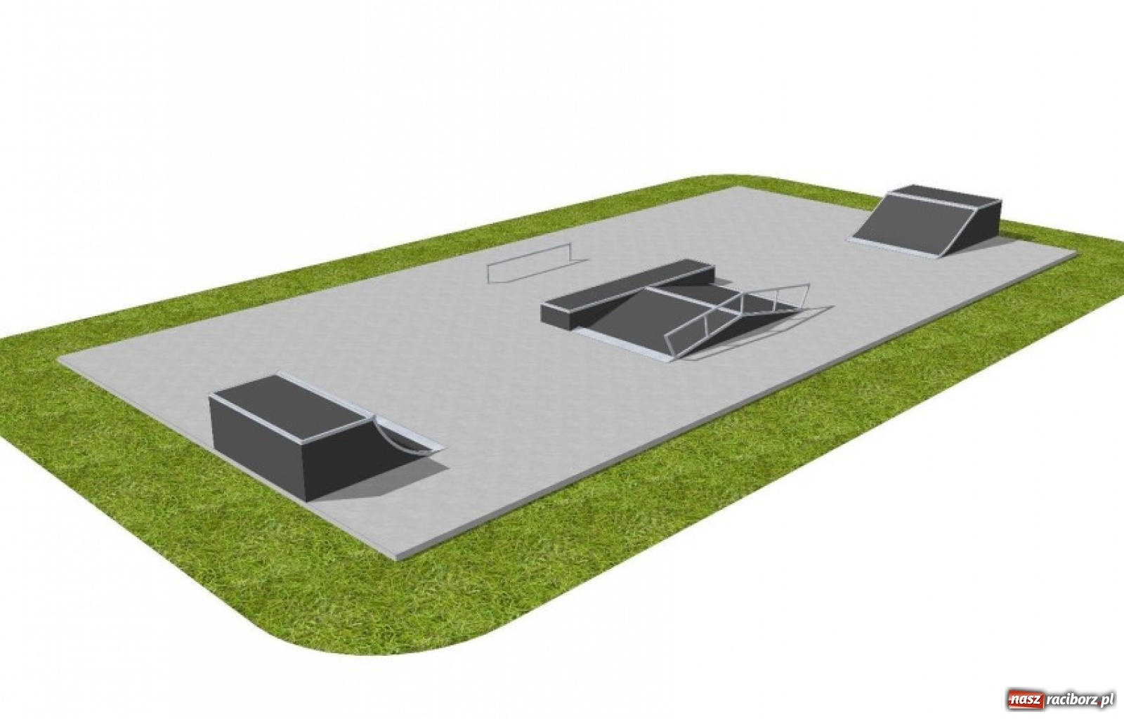 Zdjęcie w galerii na portalu naszraciborz.pl: W Krzanowicach powstaje skatepark i pumptrack [FOTO] wiadomości z regionu