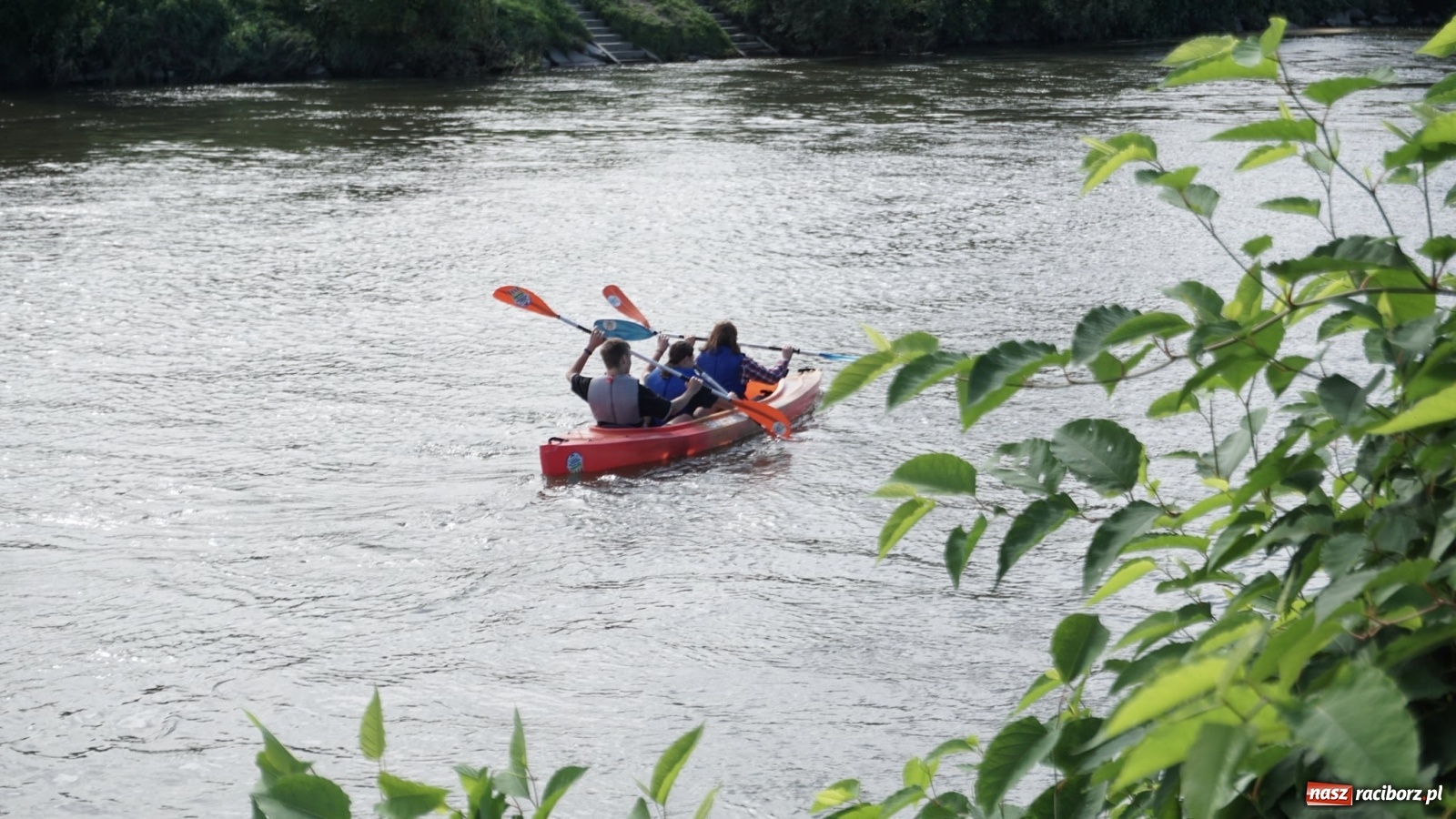 Zdjęcie w galerii na portalu naszraciborz.pl: Spływ kajakowy na koniec wakacji z GCK Nędza  wiadomości z regionu
