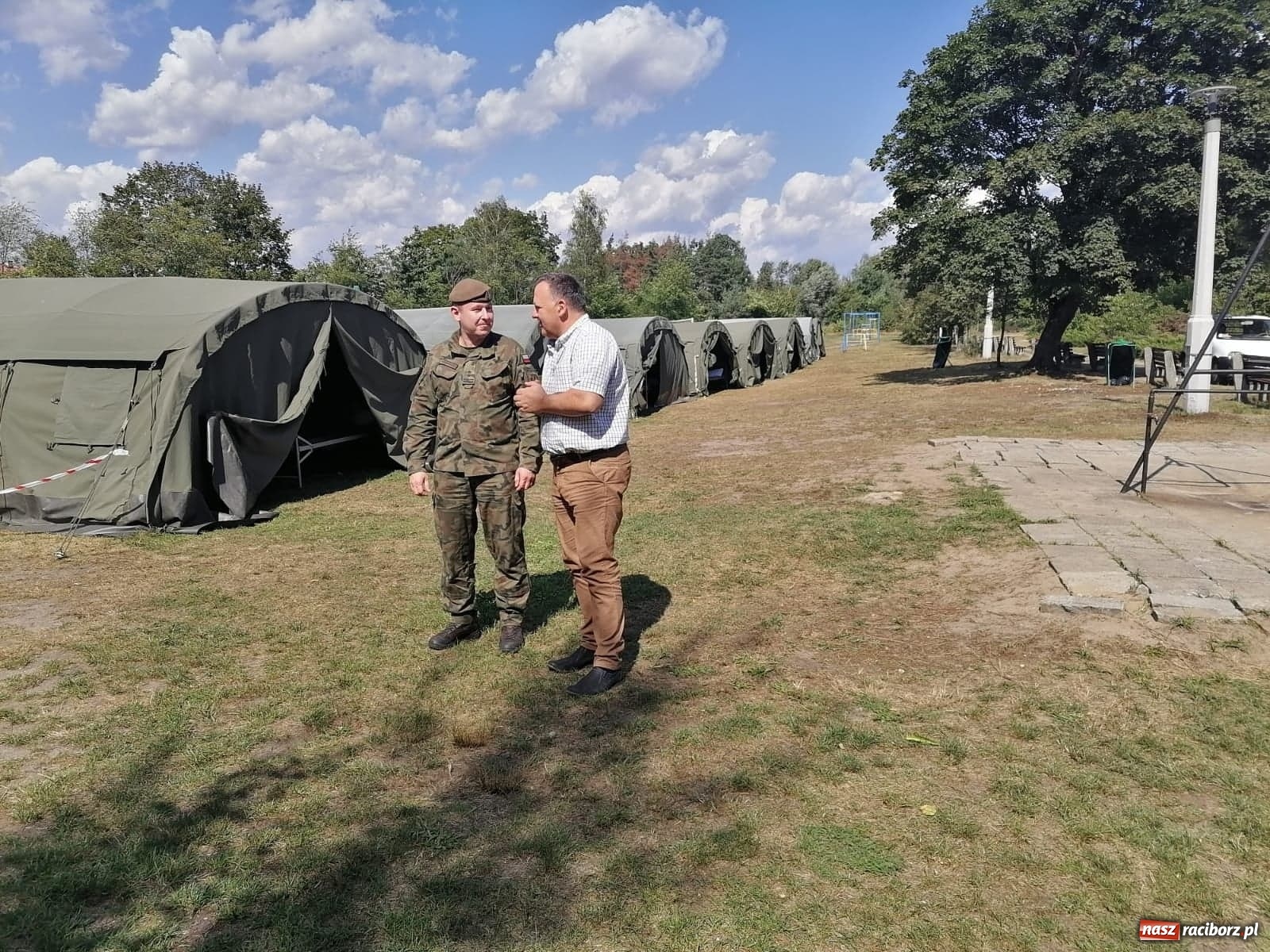 Zdjęcie w galerii na portalu naszraciborz.pl: Obóz wojskowy dla dzieci i młodzieży w Kuźni Raciborskiej [FOTO] wiadomości z regionu
