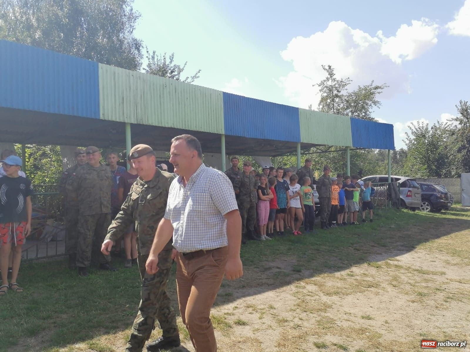 Zdjęcie w galerii na portalu naszraciborz.pl: Obóz wojskowy dla dzieci i młodzieży w Kuźni Raciborskiej [FOTO] wiadomości z regionu
