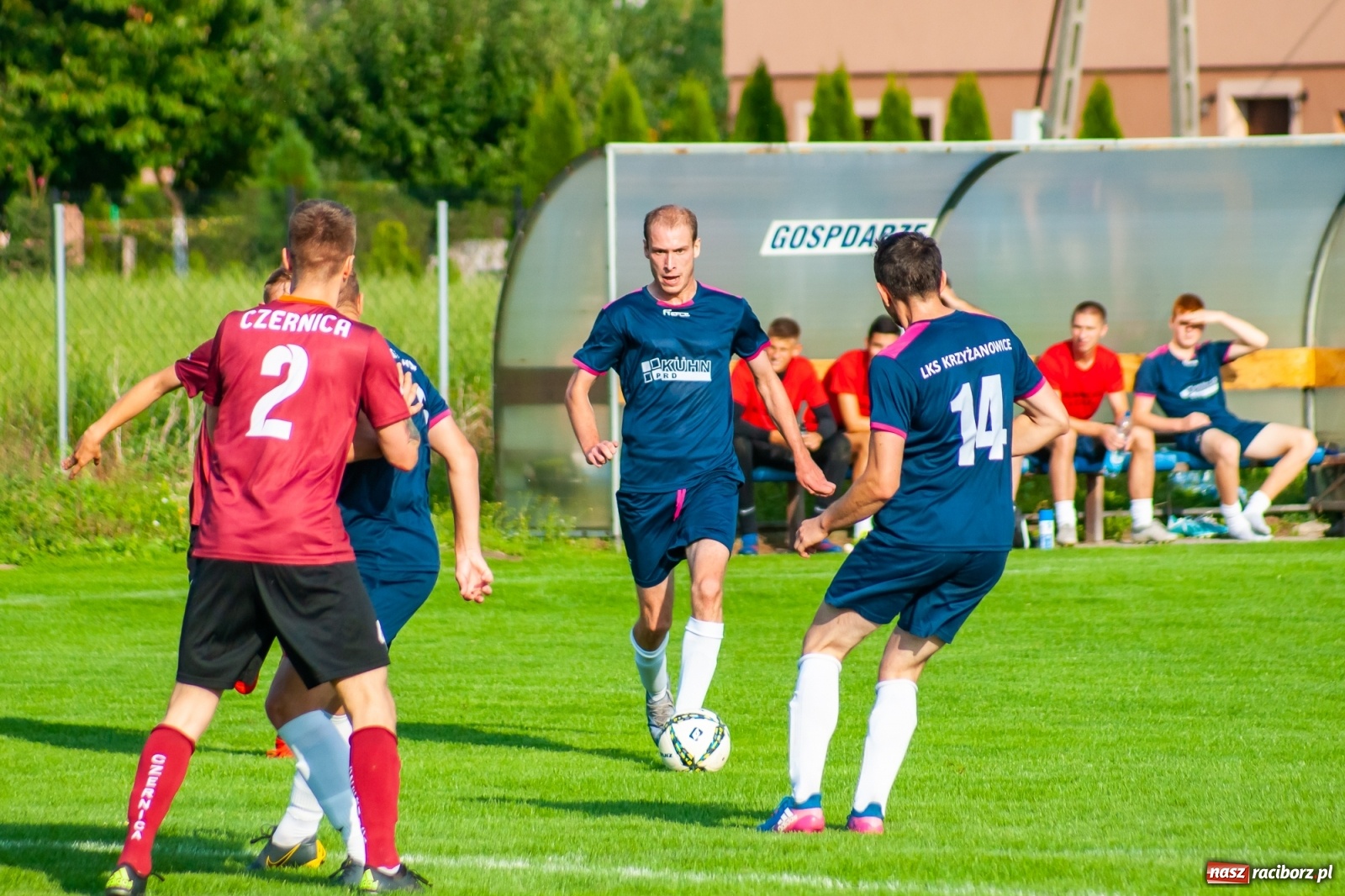 Zdjęcie w galerii na portalu naszraciborz.pl: Klasa okręgowa. Wymęczony remis Krzyżanowic [FOTO i WIDEO] wiadomości z regionu