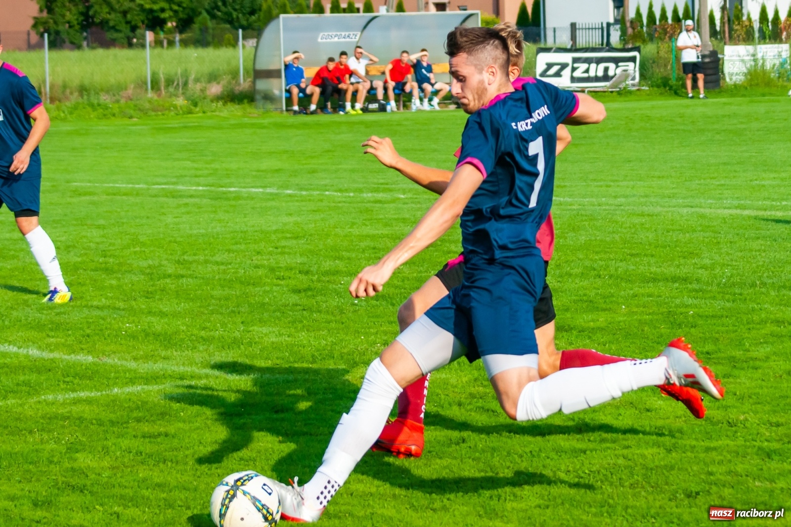 Zdjęcie w galerii na portalu naszraciborz.pl: Klasa okręgowa. Wymęczony remis Krzyżanowic [FOTO i WIDEO] wiadomości z regionu