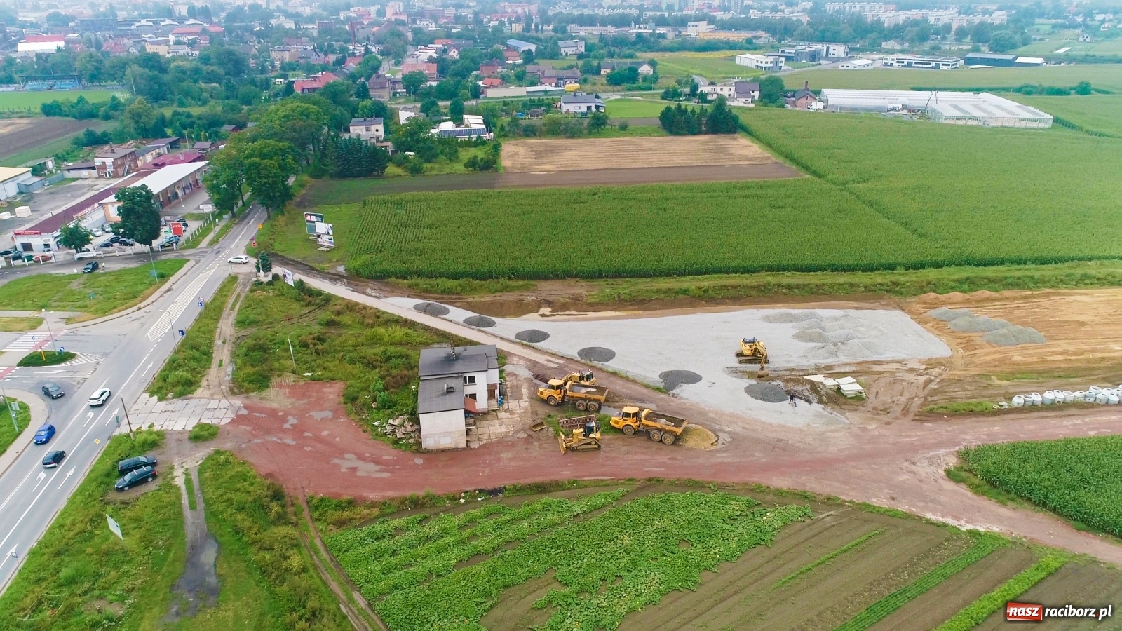 Zdjęcie w galerii na portalu naszraciborz.pl: Raport z budowy wschodniej obwodnicy Raciborza [FOTO i WIDEO]  wiadomości z regionu