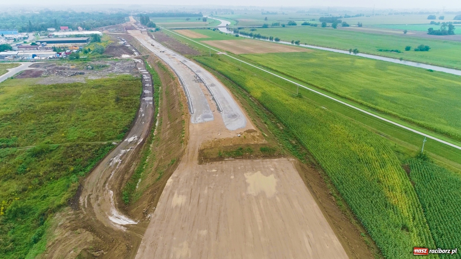 Zdjęcie w galerii na portalu naszraciborz.pl: Raport z budowy wschodniej obwodnicy Raciborza [FOTO i WIDEO]  wiadomości z regionu