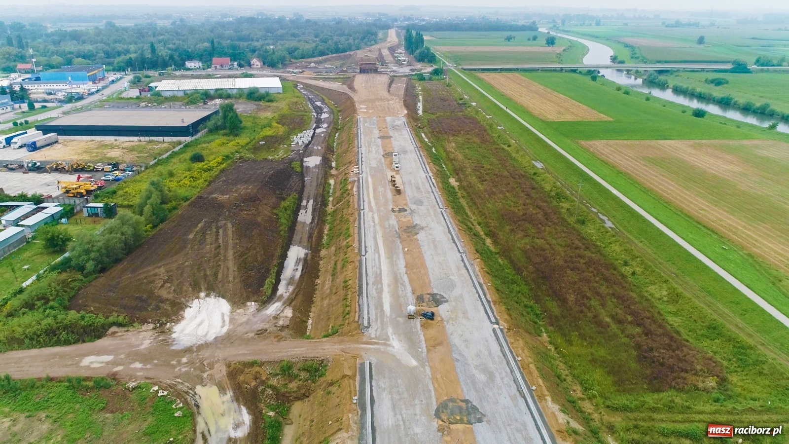 Zdjęcie w galerii na portalu naszraciborz.pl: Raport z budowy wschodniej obwodnicy Raciborza [FOTO i WIDEO]  wiadomości z regionu
