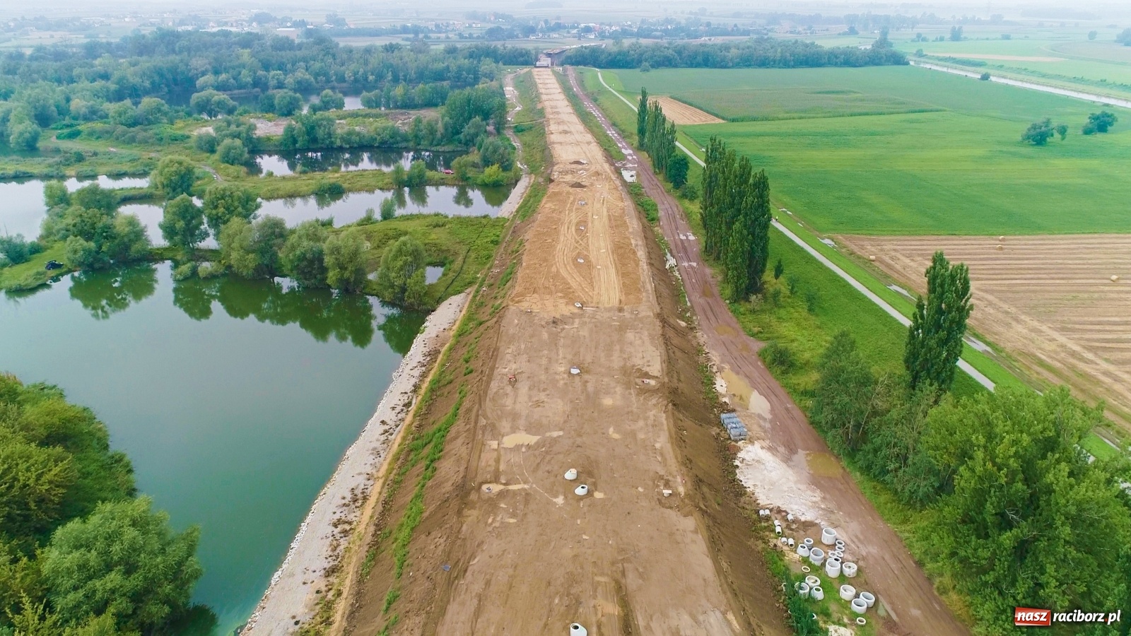 Zdjęcie w galerii na portalu naszraciborz.pl: Raport z budowy wschodniej obwodnicy Raciborza [FOTO i WIDEO]  wiadomości z regionu