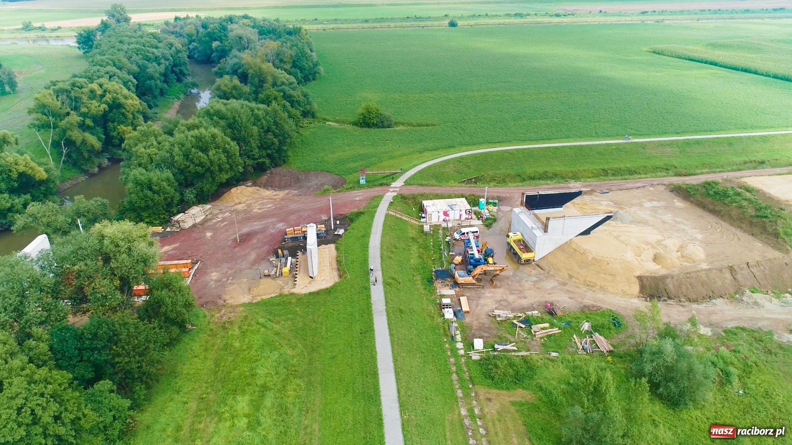Zdjęcie w galerii na portalu naszraciborz.pl: Raport z budowy wschodniej obwodnicy Raciborza [FOTO i WIDEO]  wiadomości z regionu