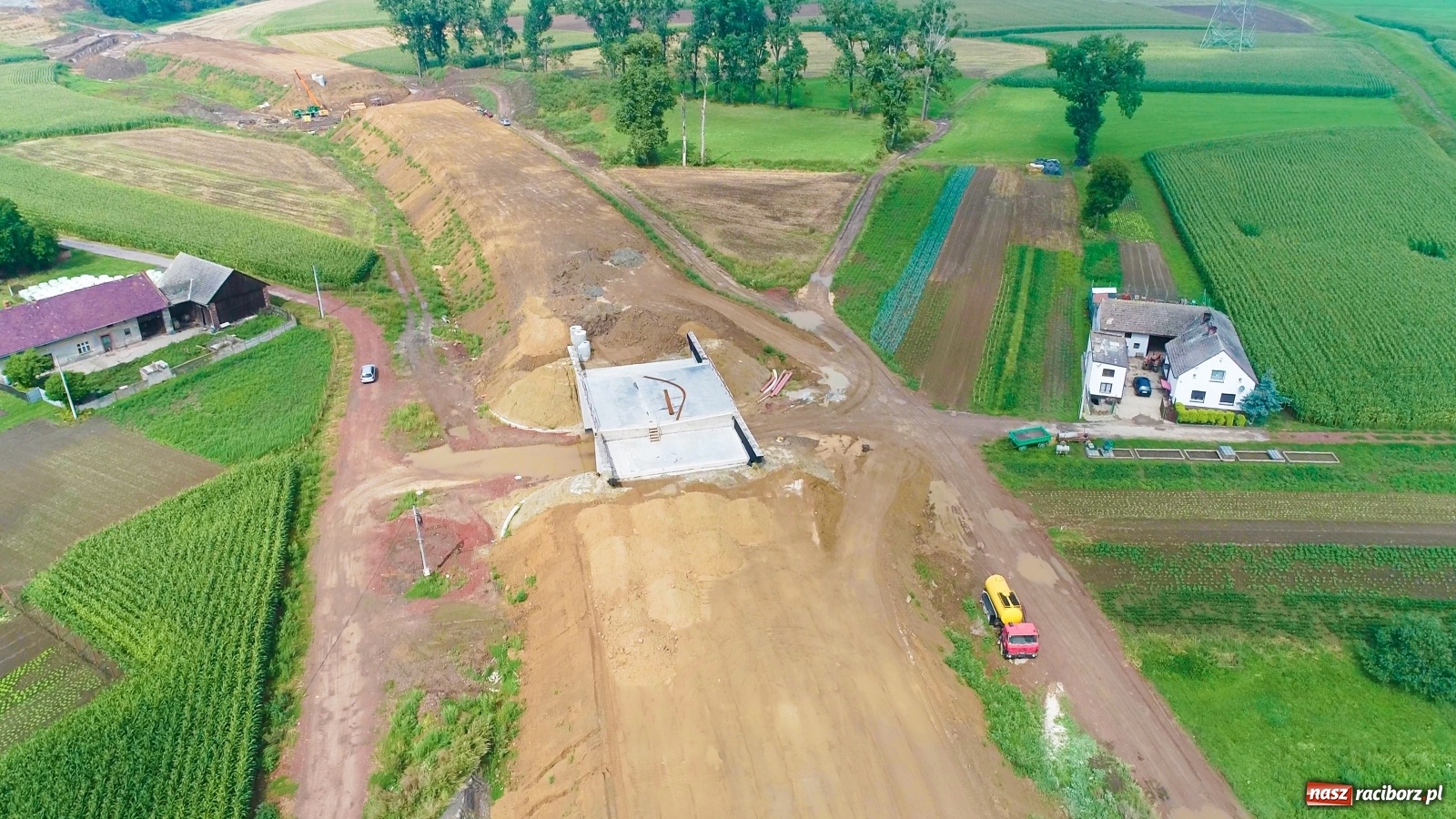 Zdjęcie w galerii na portalu naszraciborz.pl: Raport z budowy wschodniej obwodnicy Raciborza [FOTO i WIDEO]  wiadomości z regionu