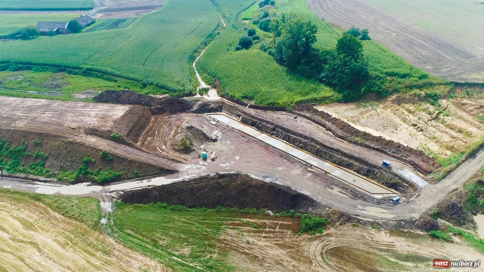 Zdjęcie w galerii na portalu naszraciborz.pl: Raport z budowy wschodniej obwodnicy Raciborza [FOTO i WIDEO]  wiadomości z regionu
