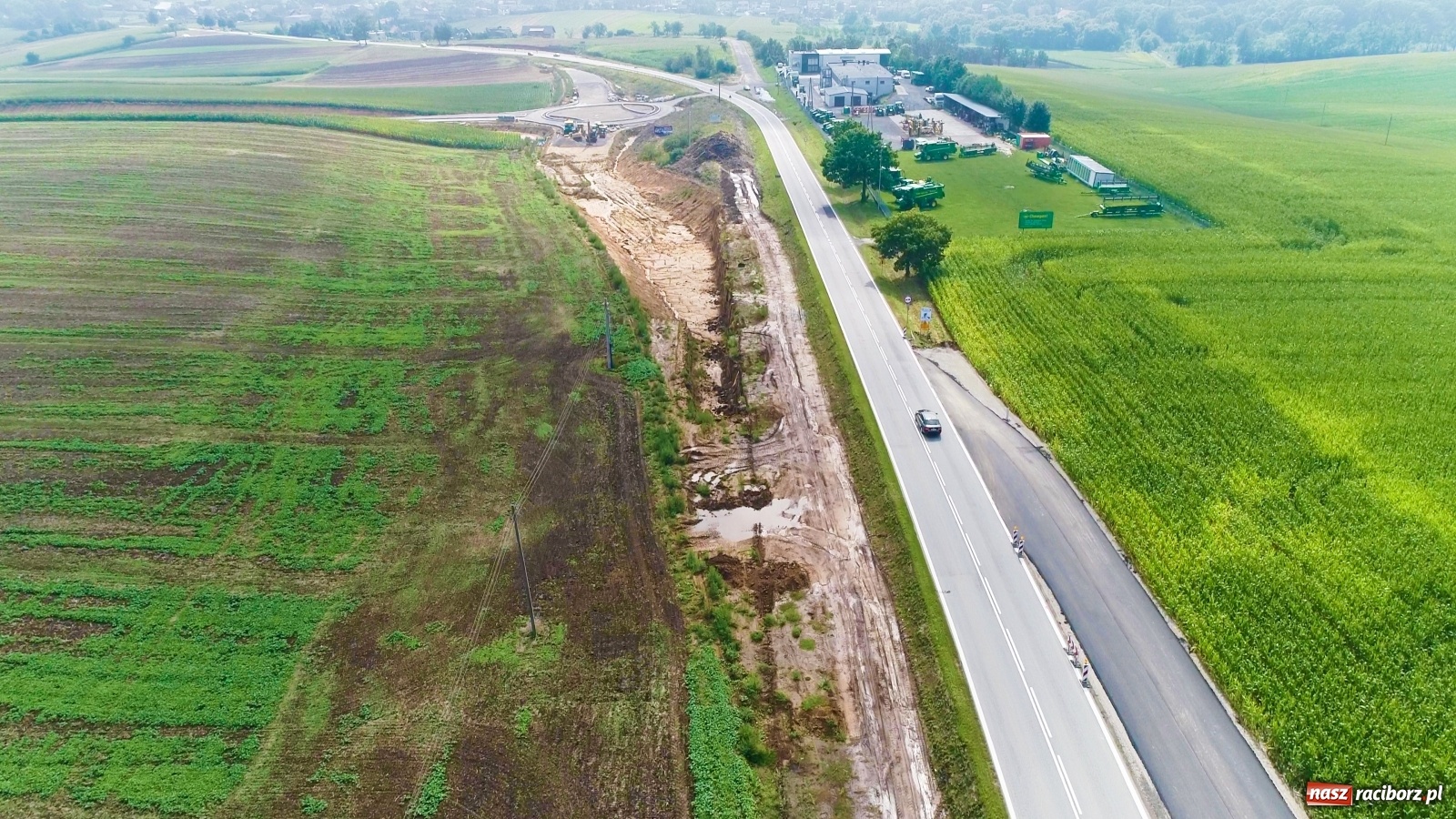 Zdjęcie w galerii na portalu naszraciborz.pl: Raport z budowy wschodniej obwodnicy Raciborza [FOTO i WIDEO]  wiadomości z regionu