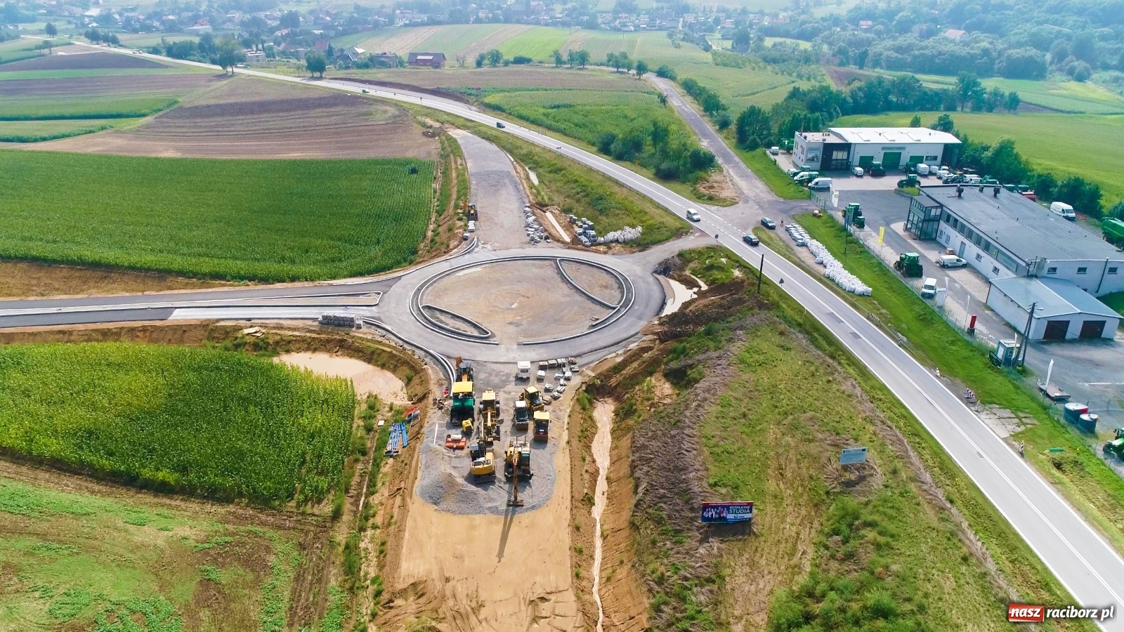 Zdjęcie w galerii na portalu naszraciborz.pl: Raport z budowy wschodniej obwodnicy Raciborza [FOTO i WIDEO]  wiadomości z regionu