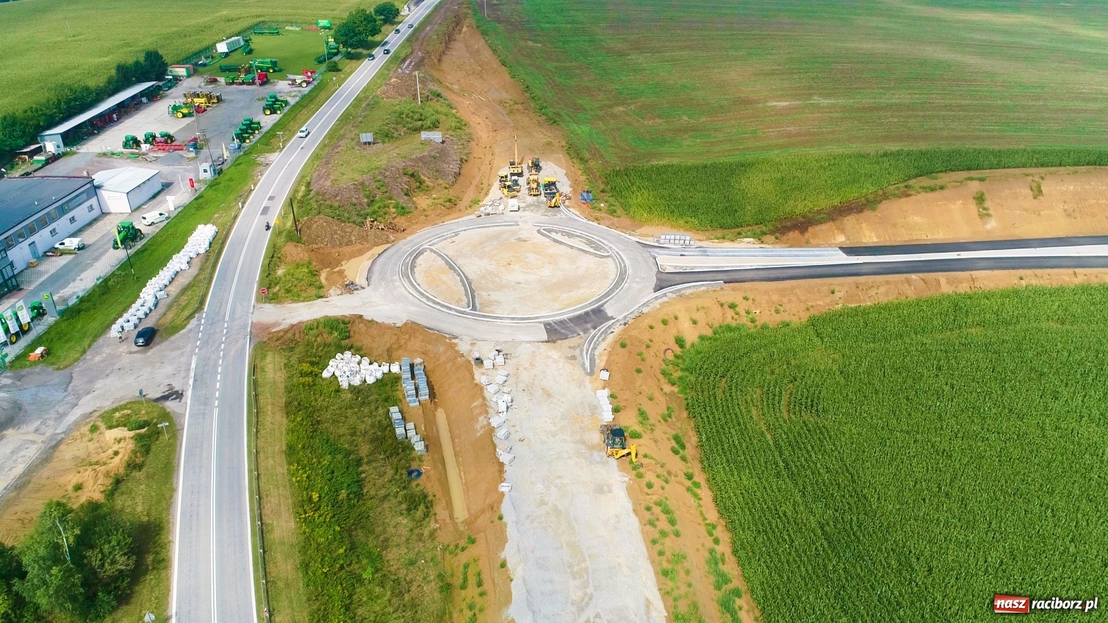 Zdjęcie w galerii na portalu naszraciborz.pl: Raport z budowy wschodniej obwodnicy Raciborza [FOTO i WIDEO]  wiadomości z regionu