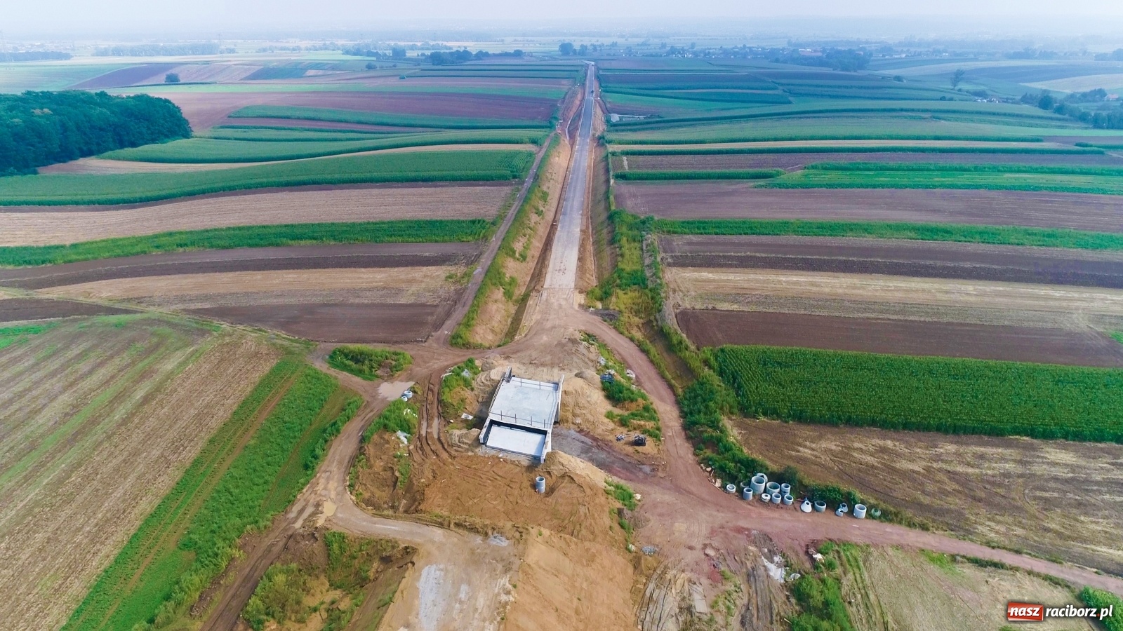 Zdjęcie w galerii na portalu naszraciborz.pl: Raport z budowy wschodniej obwodnicy Raciborza [FOTO i WIDEO]  wiadomości z regionu