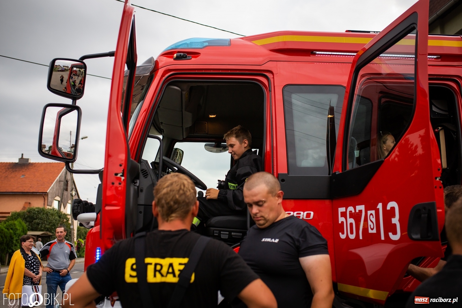 Zdjęcie w galerii na portalu naszraciborz.pl: W remizie OSP Zawada Książęca zaparkowało dziś nowiutkie volvo [FOTO i WIDEO] wiadomości z regionu