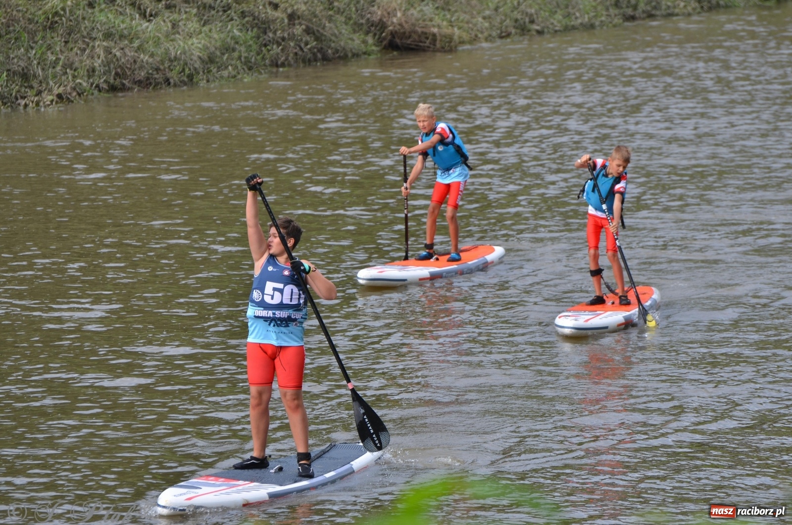 Zdjęcie w galerii na portalu naszraciborz.pl: ODRA SUP CUP - regaty na desce w Raciborzu  wiadomości z regionu