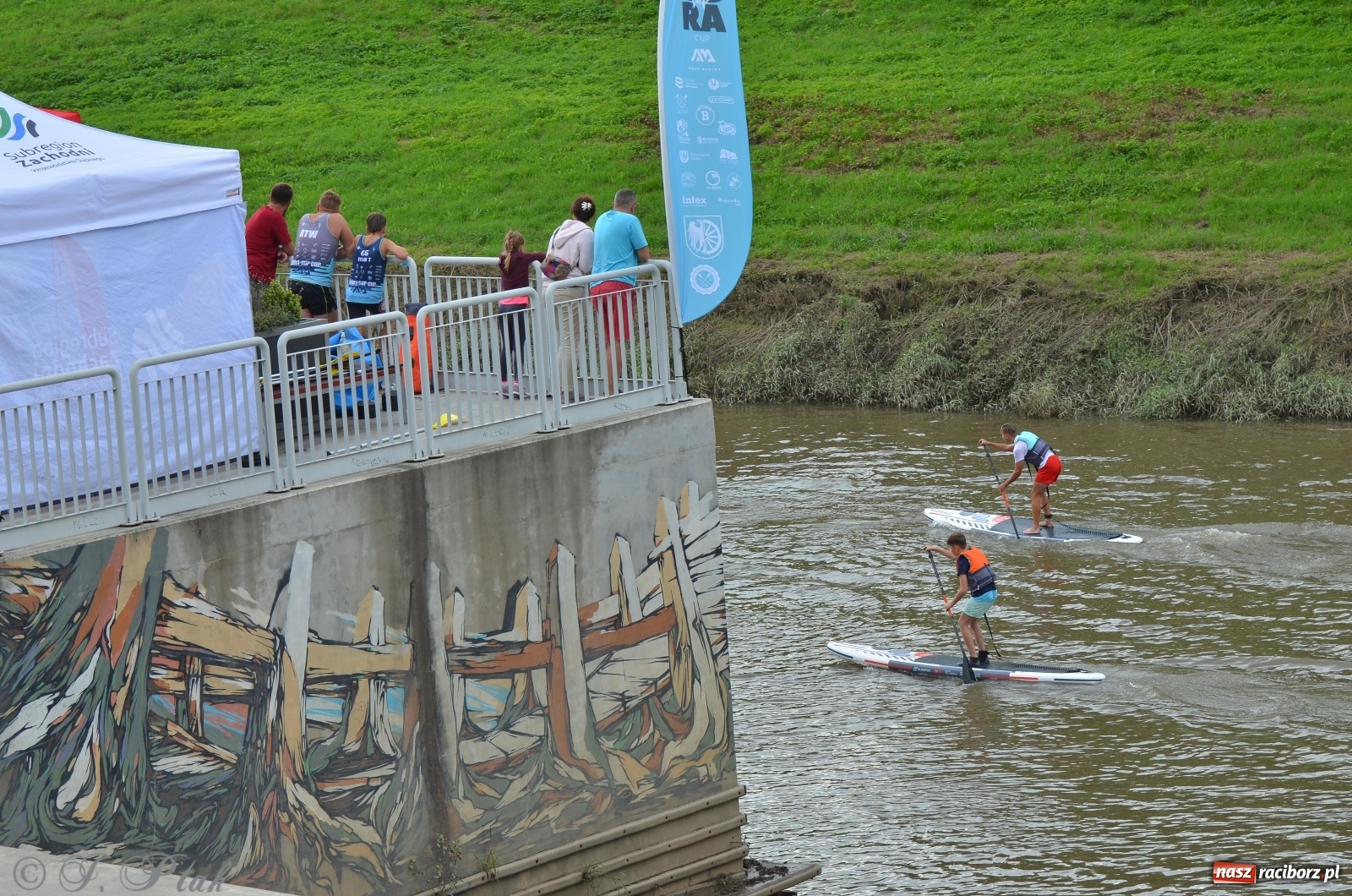 Zdjęcie w galerii na portalu naszraciborz.pl: ODRA SUP CUP - regaty na desce w Raciborzu  wiadomości z regionu