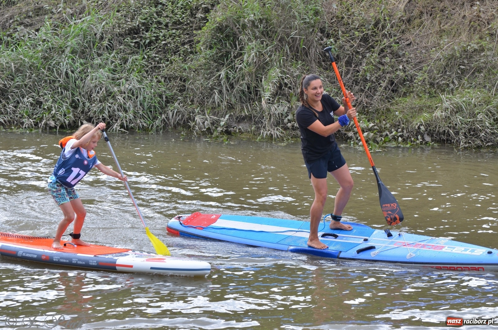 Zdjęcie w galerii na portalu naszraciborz.pl: ODRA SUP CUP - regaty na desce w Raciborzu  wiadomości z regionu