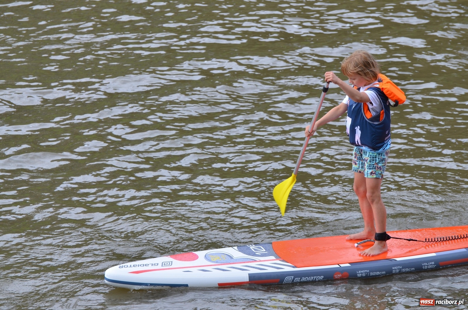 Zdjęcie w galerii na portalu naszraciborz.pl: ODRA SUP CUP - regaty na desce w Raciborzu  wiadomości z regionu