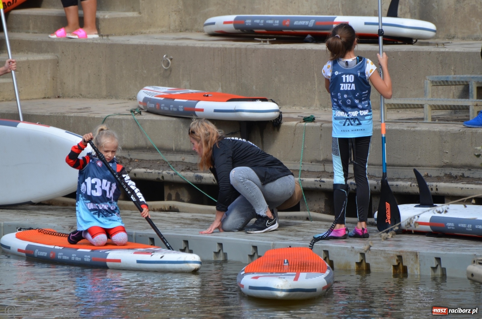 Zdjęcie w galerii na portalu naszraciborz.pl: ODRA SUP CUP - regaty na desce w Raciborzu  wiadomości z regionu
