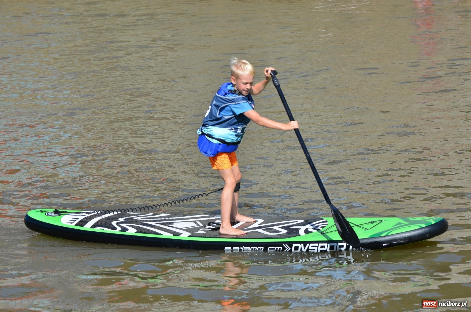 Zdjęcie w galerii na portalu naszraciborz.pl: ODRA SUP CUP - regaty na desce w Raciborzu  wiadomości z regionu