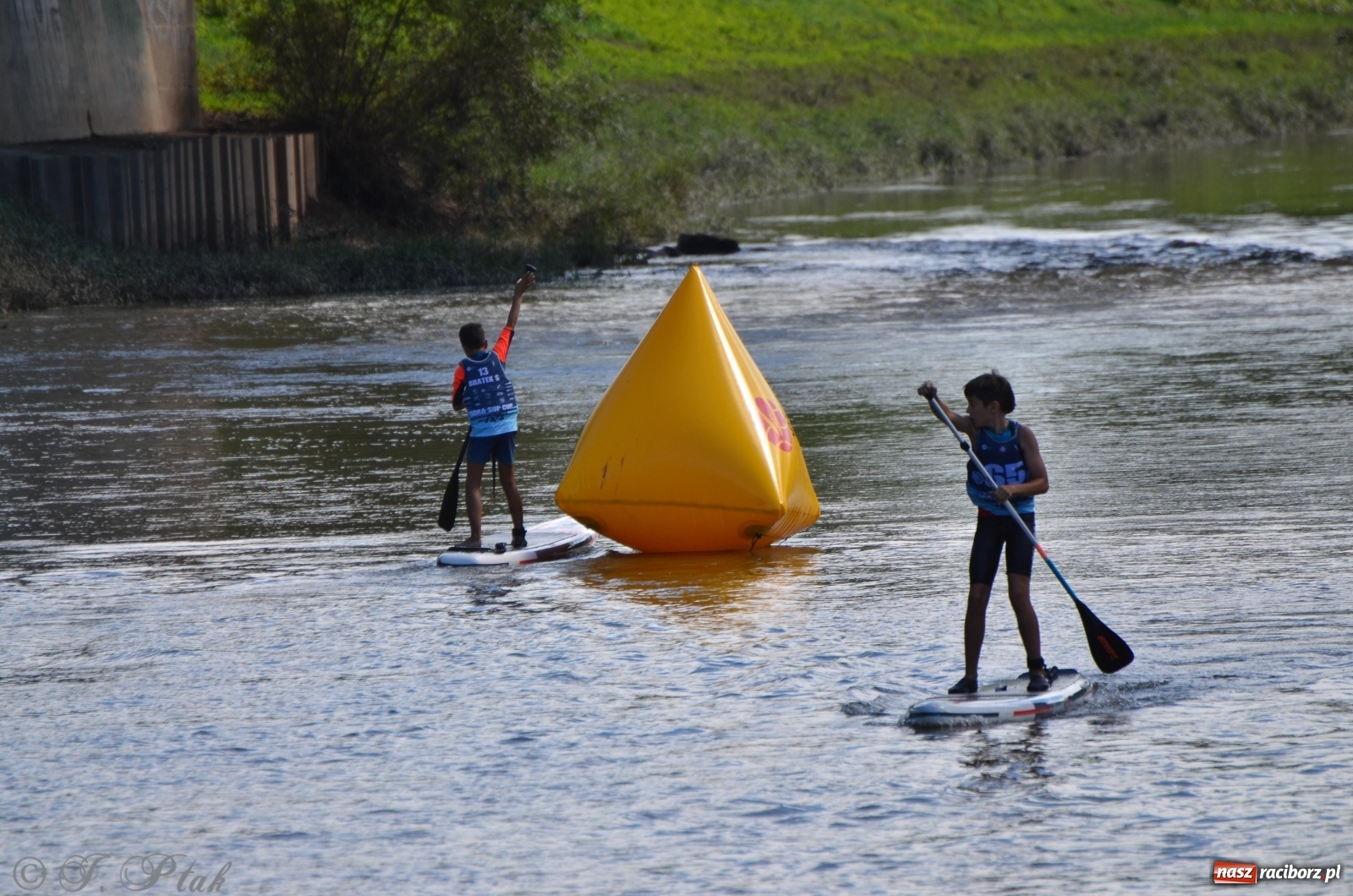 Zdjęcie w galerii na portalu naszraciborz.pl: ODRA SUP CUP - regaty na desce w Raciborzu  wiadomości z regionu