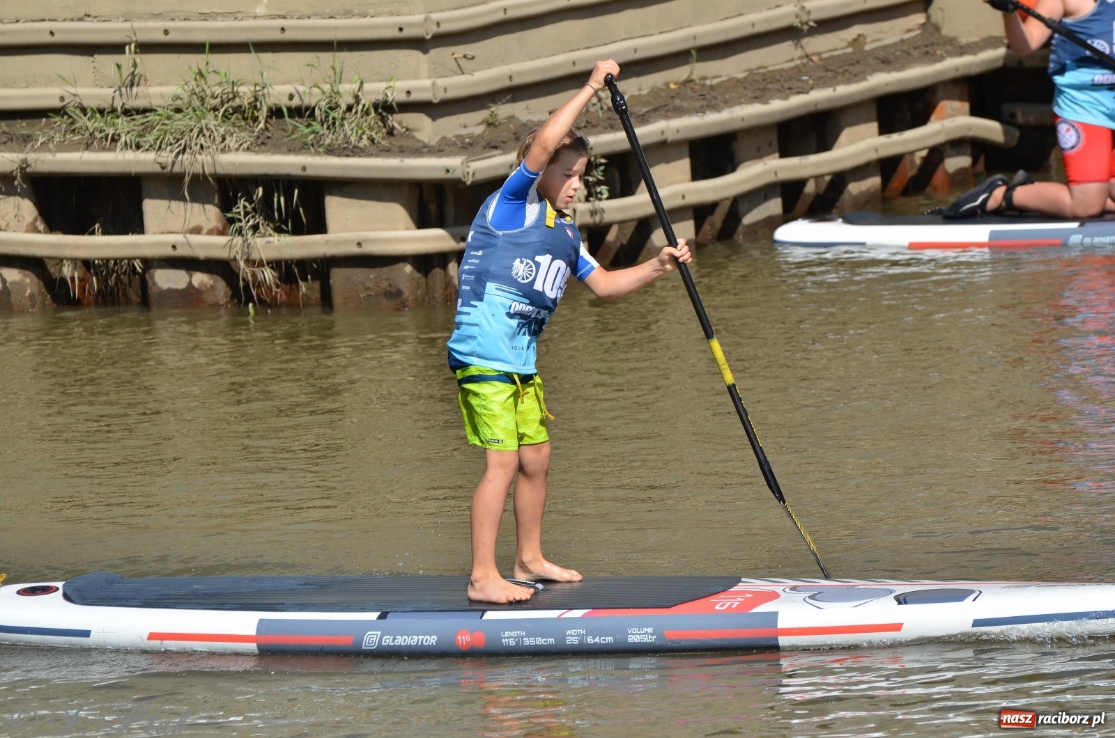 Zdjęcie w galerii na portalu naszraciborz.pl: ODRA SUP CUP - regaty na desce w Raciborzu  wiadomości z regionu