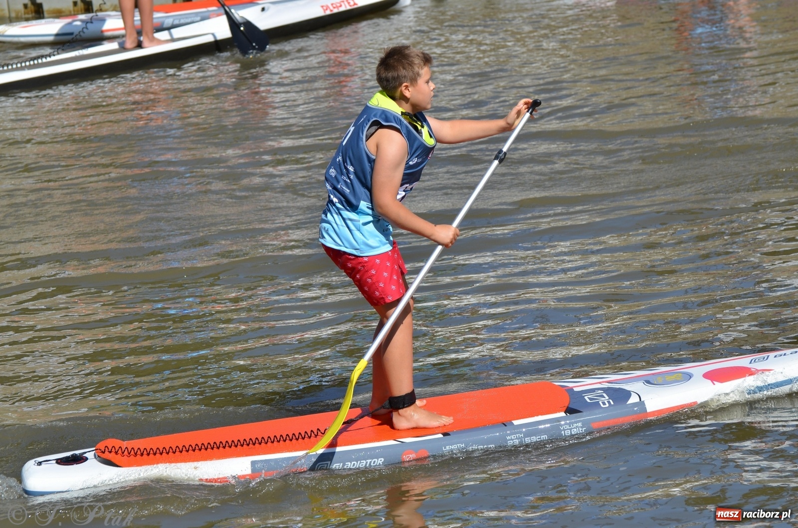 Zdjęcie w galerii na portalu naszraciborz.pl: ODRA SUP CUP - regaty na desce w Raciborzu  wiadomości z regionu