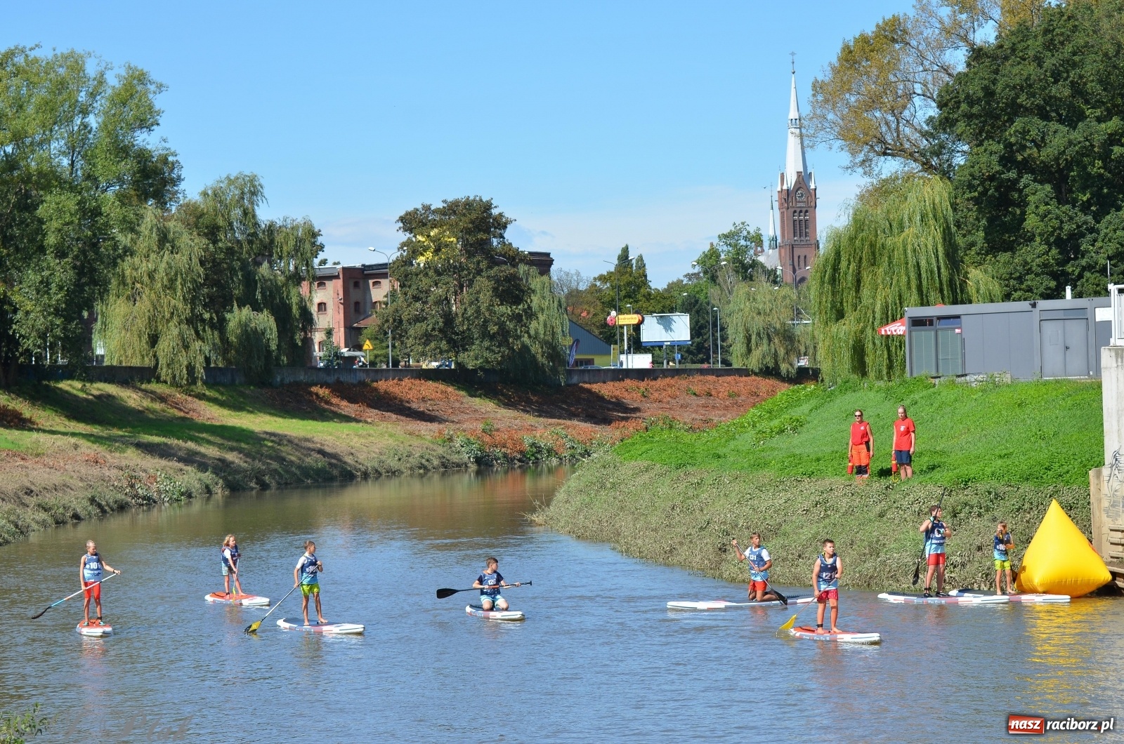 Zdjęcie w galerii na portalu naszraciborz.pl: ODRA SUP CUP - regaty na desce w Raciborzu  wiadomości z regionu