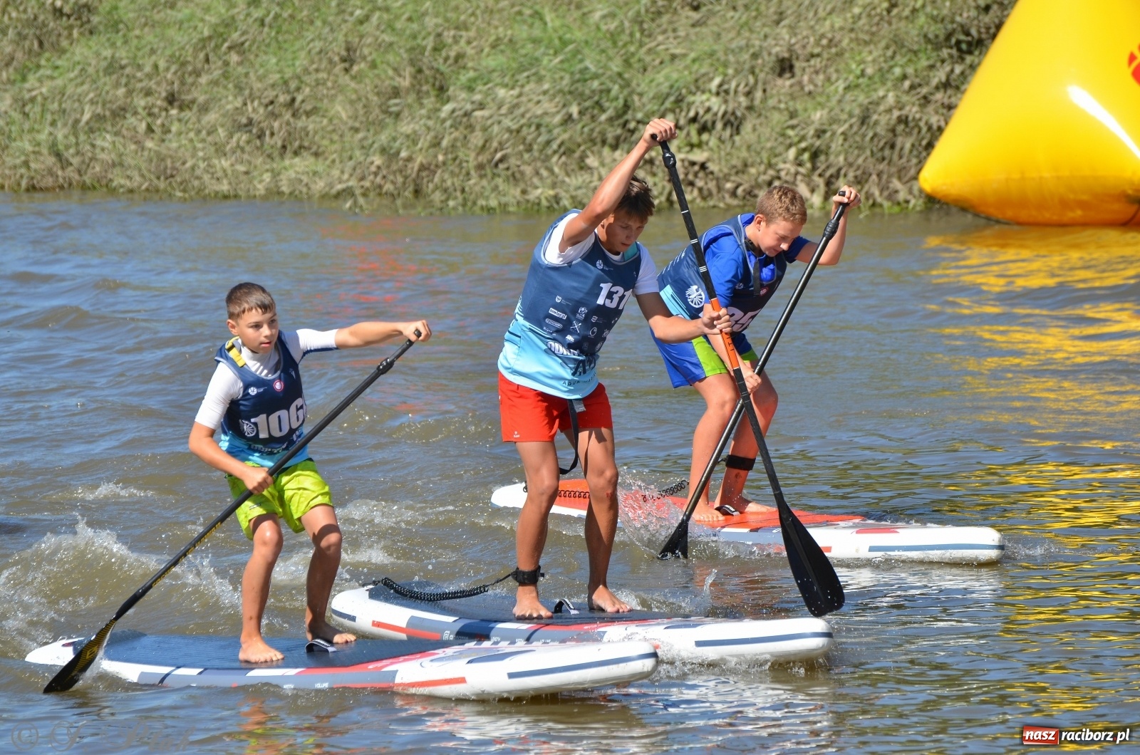 Zdjęcie w galerii na portalu naszraciborz.pl: ODRA SUP CUP - regaty na desce w Raciborzu  wiadomości z regionu
